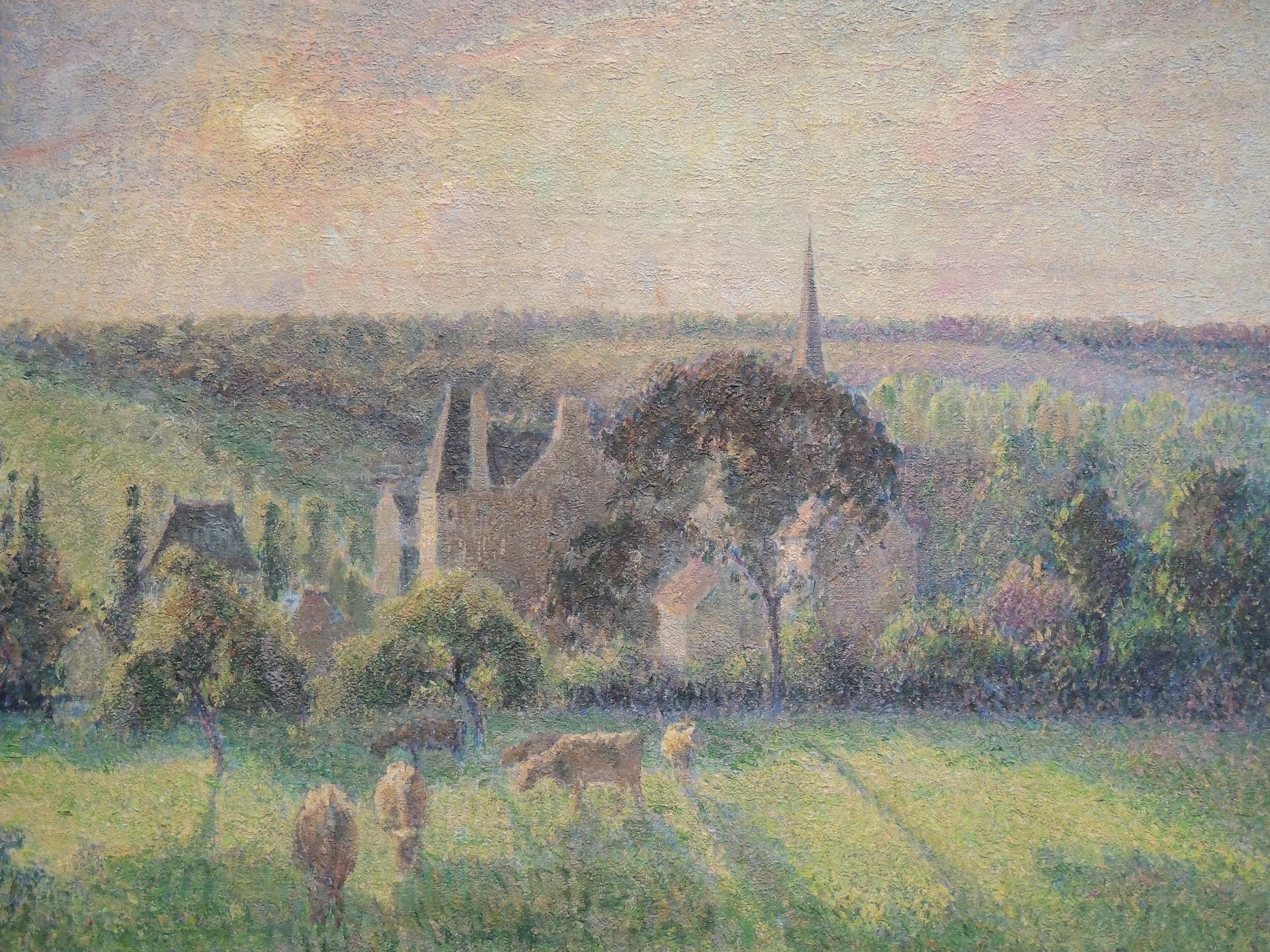 Paysage à Éragny, Camille Pissarro