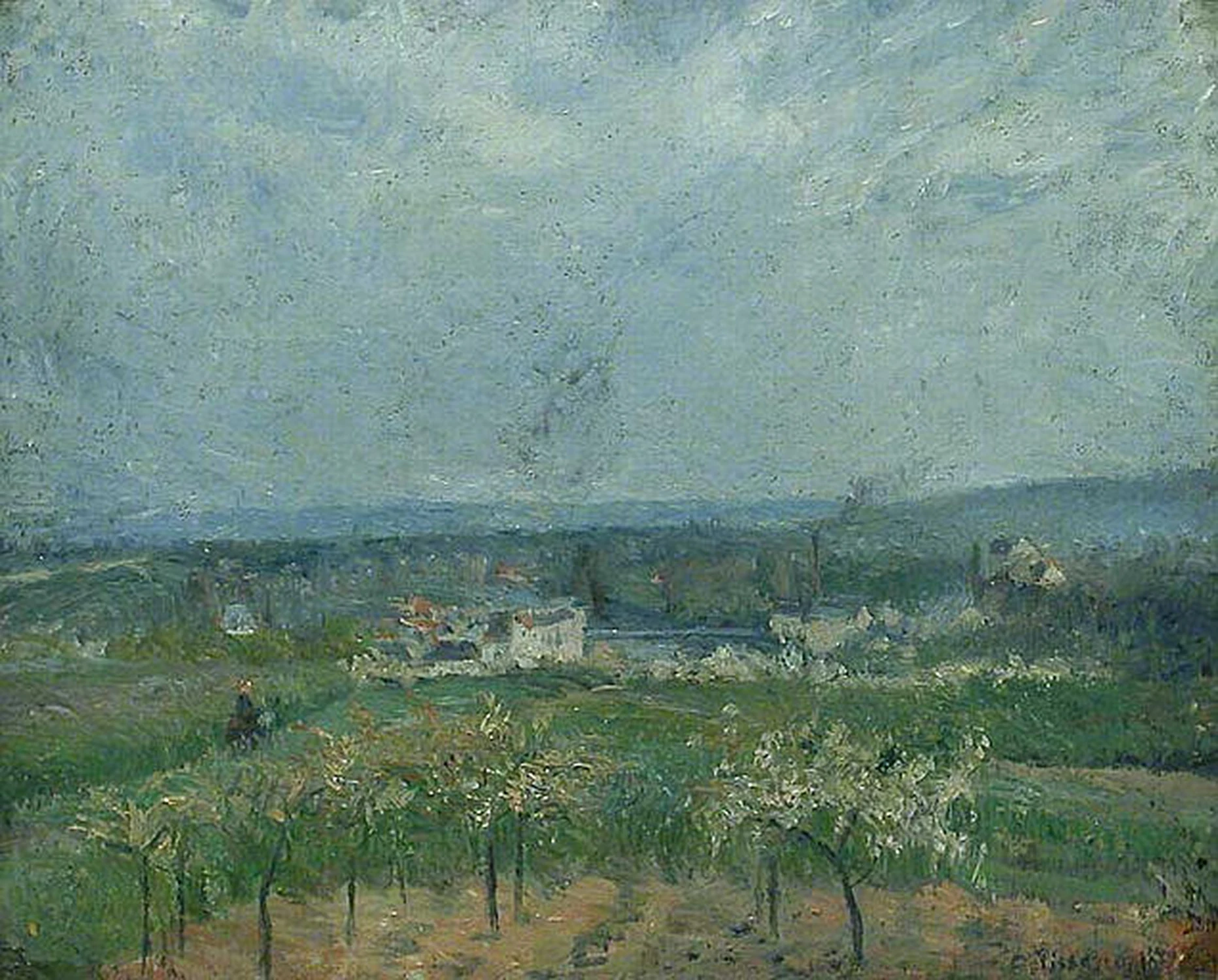 Paysage à Pontoise, Camille Pissarro