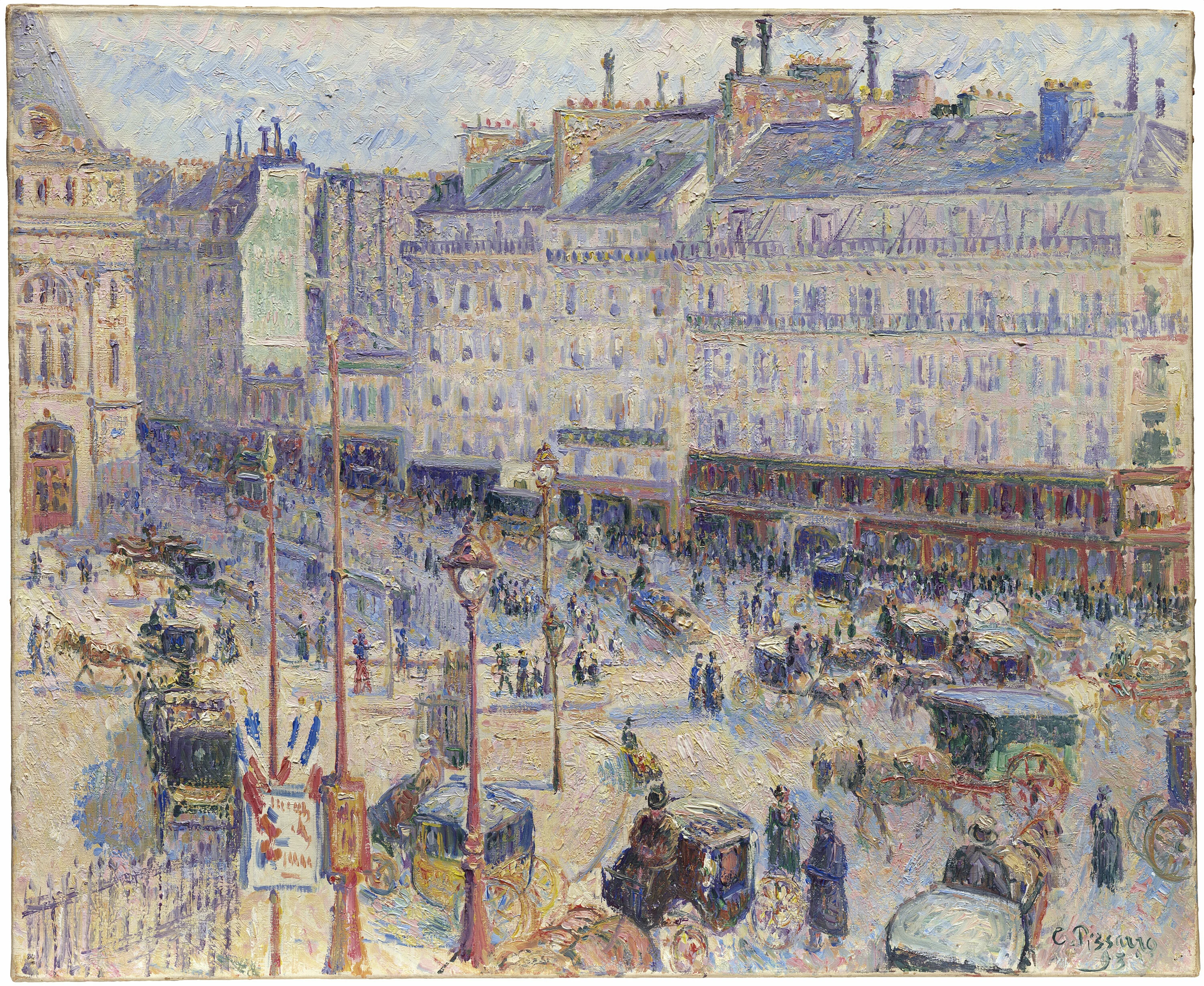 Place du Havre, Paris, Camille Pissarro