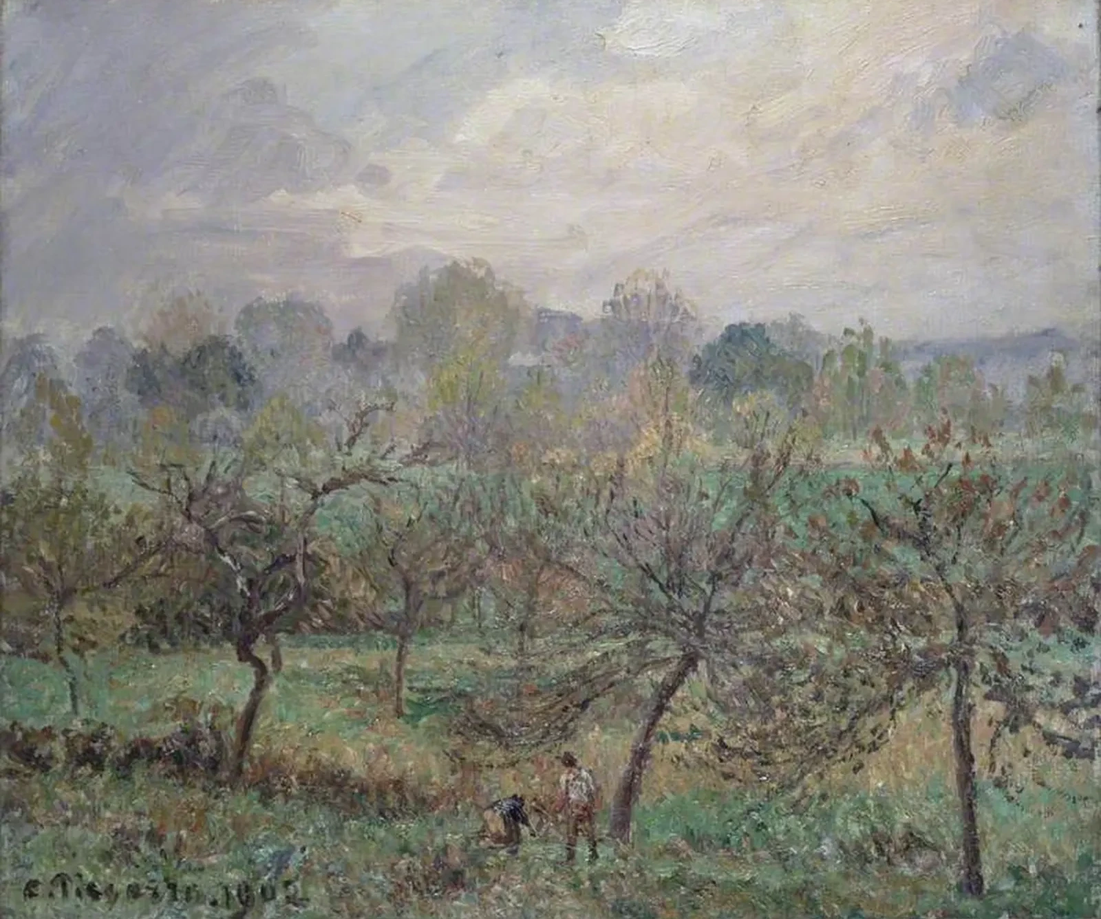 Autumn, Morning Mist, Éragny-sur-Epte, Camille Pissarro