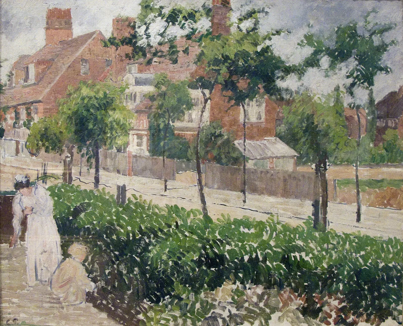 Bath Road, London, (sketch), Camille Pissarro