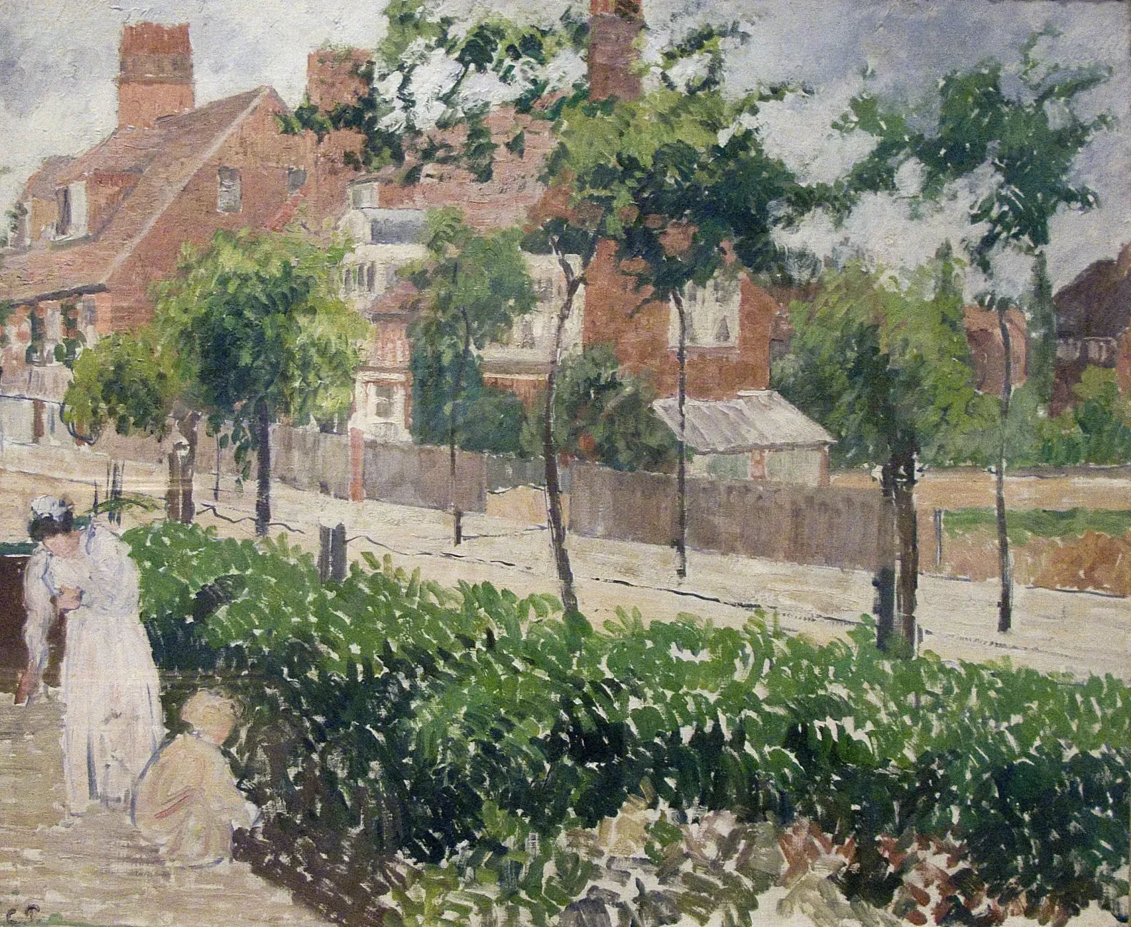 Bath Road, London, (sketch), Camille Pissarro