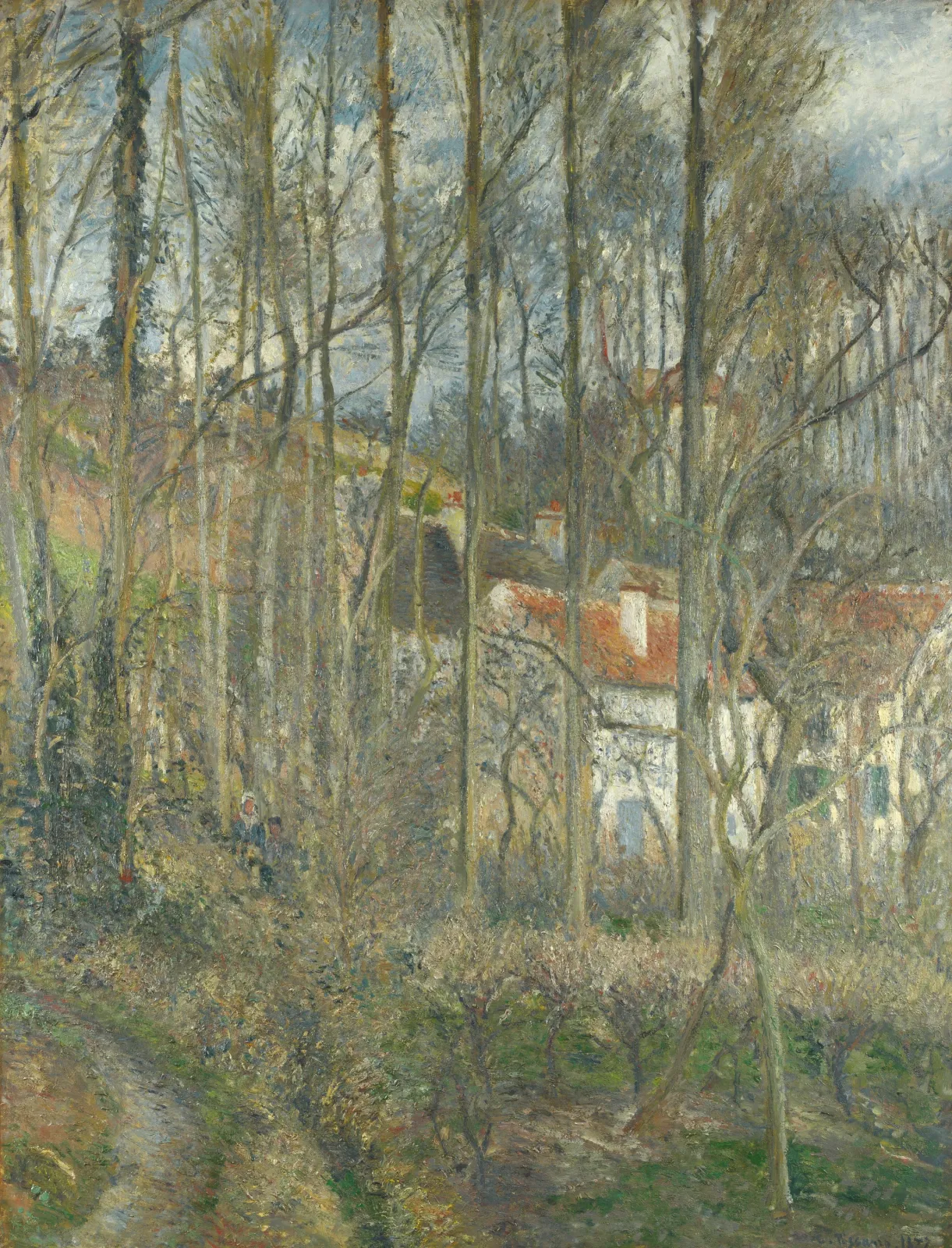 Côte des Bœufs à L'Hermitage, Pontoise, Camille Pissarro