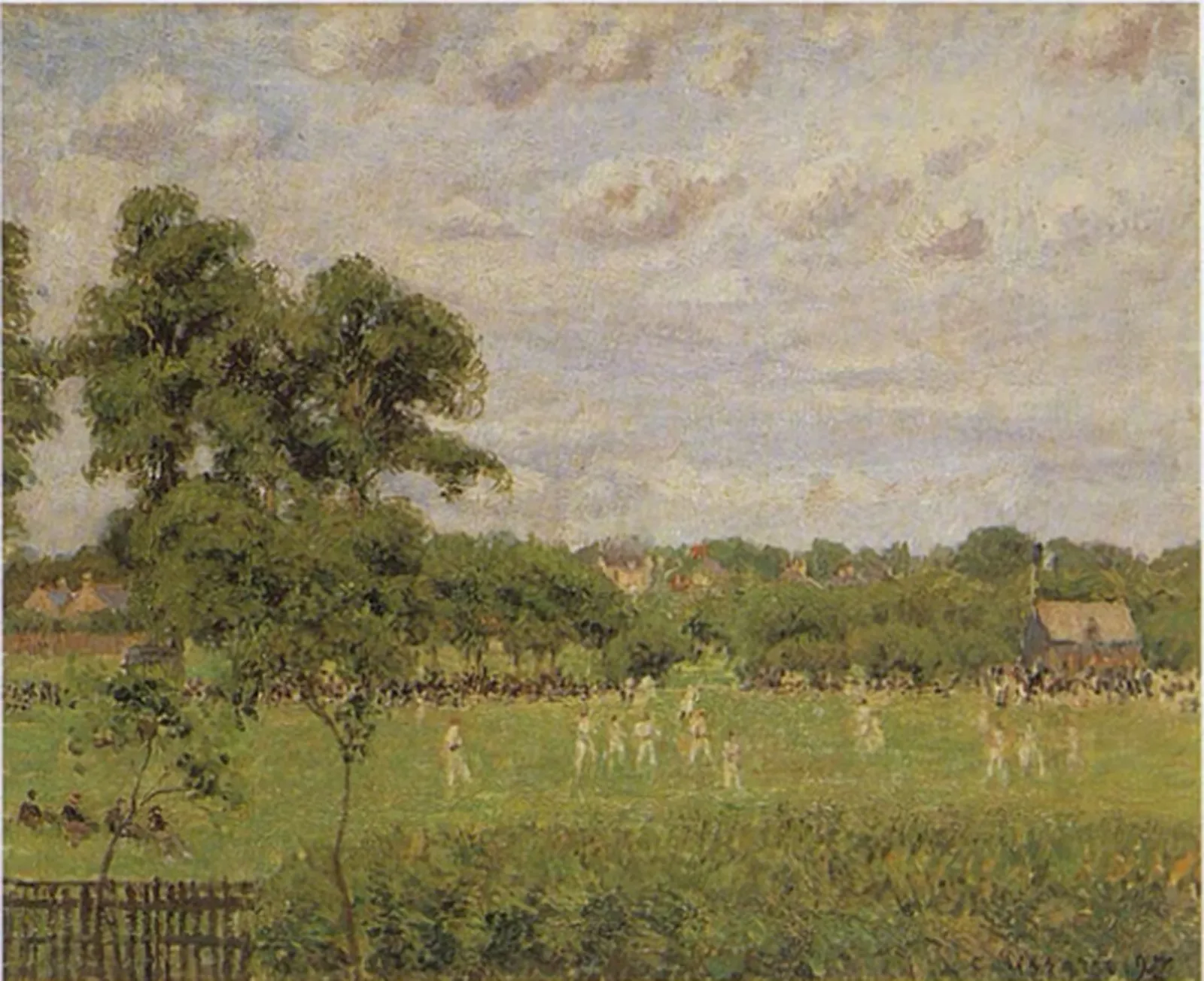 Cricket à Bedford Park, Londres, Camille Pissarro