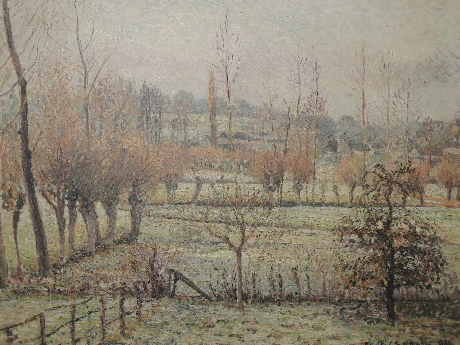 Effet de neige à Éragny, Camille Pissarro