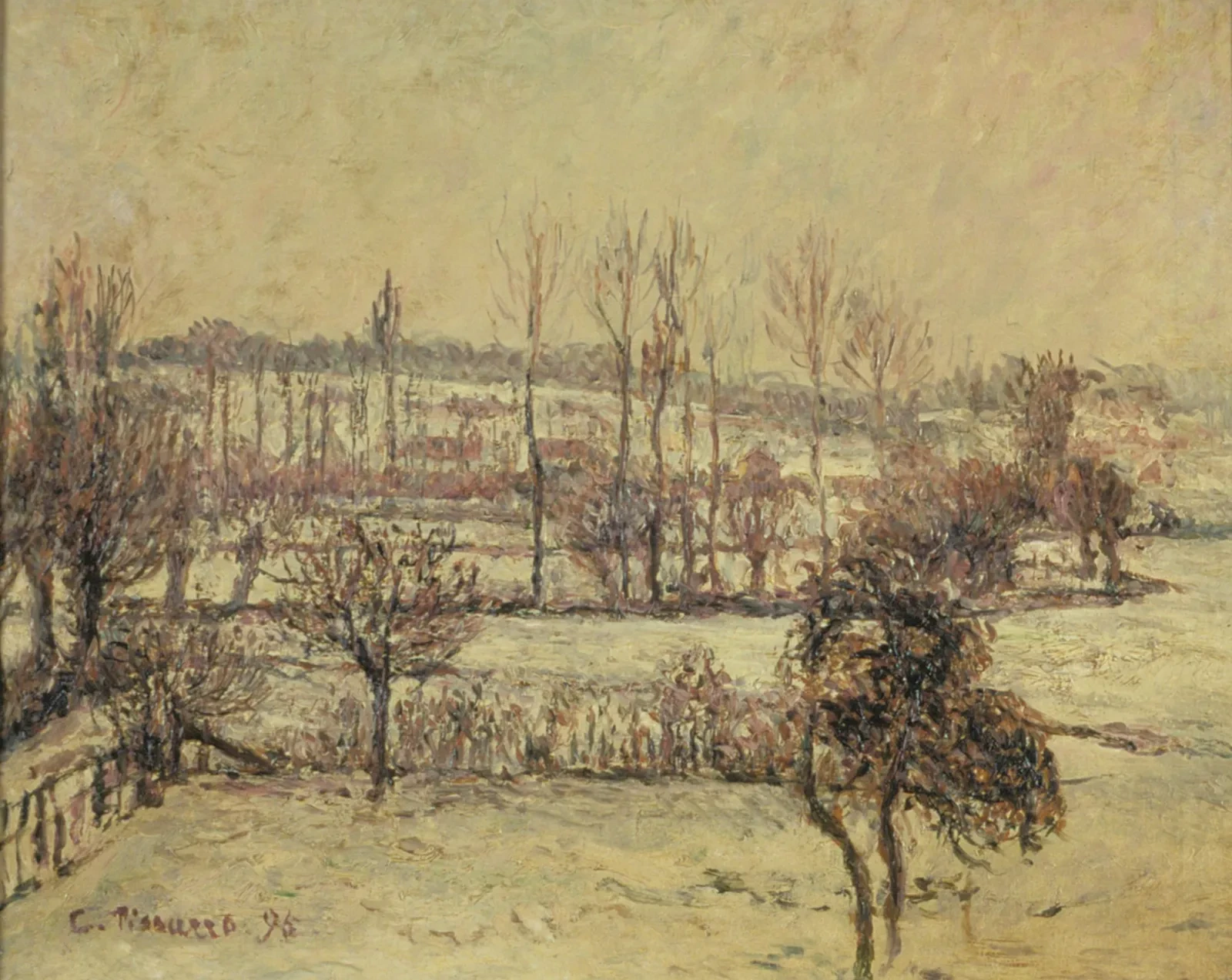Effet de neige à Éragny, Camille Pissarro