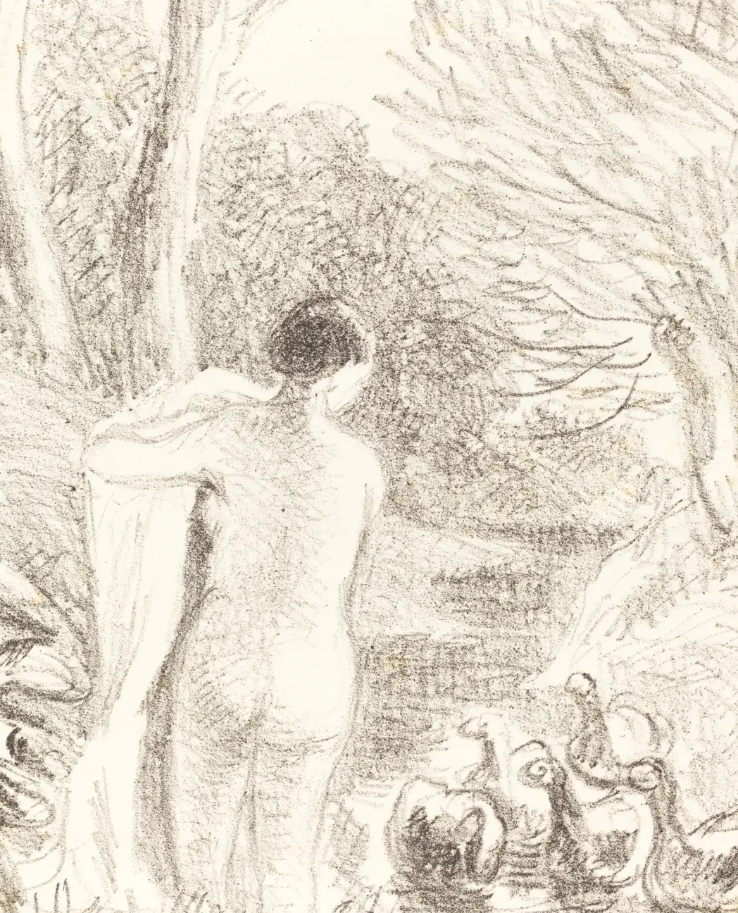 Gardeuse d'oies nue, Camille Pissarro