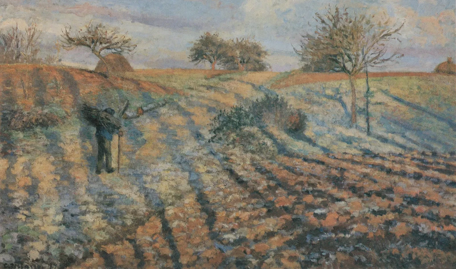 Gelée blanche, Camille Pissarro