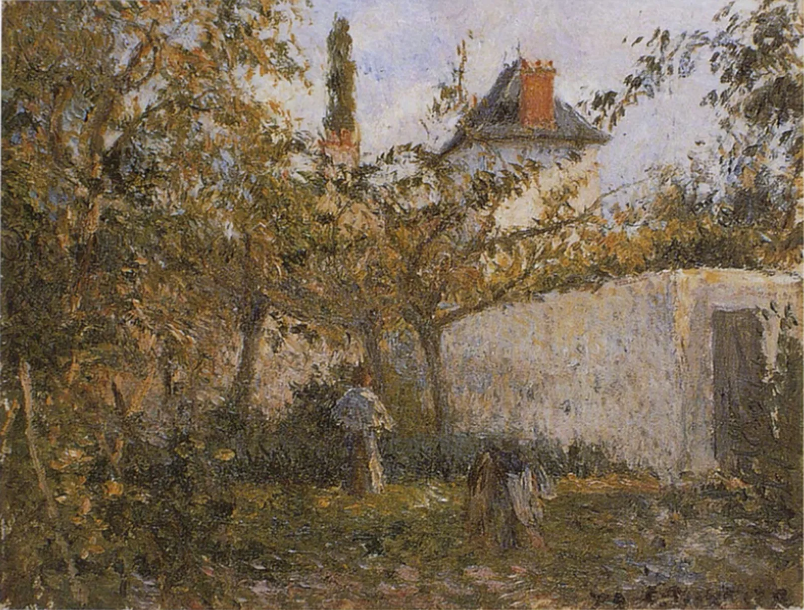 Jardin potager et verger, Pontoise, Camille Pissarro