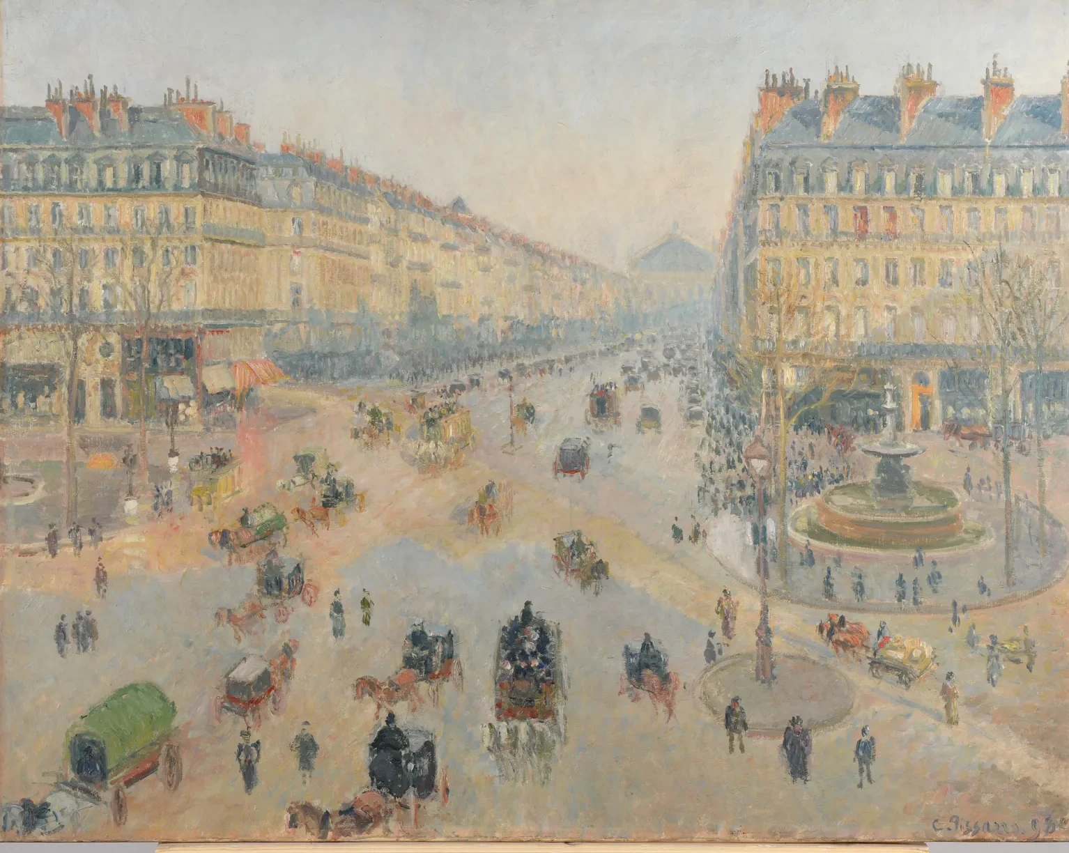 L'Avenue de l'Opéra, Camille Pissarro