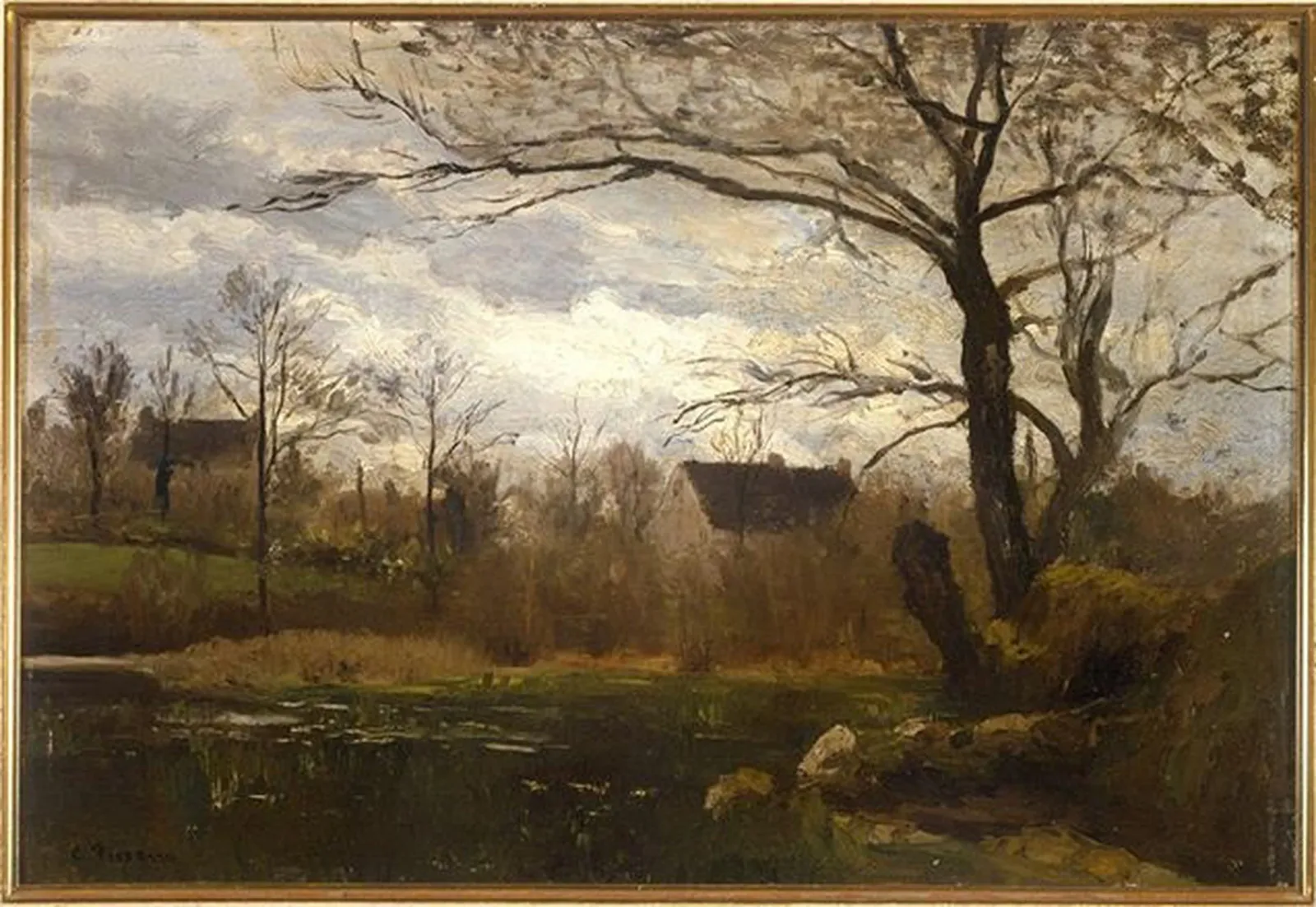 L'étang de Montfoucault, Camille Pissarro