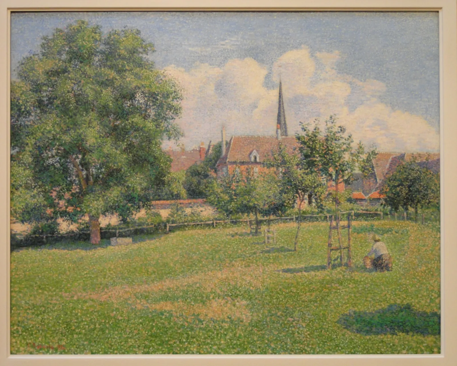 La Maison de La Sourde et Le Clocher D'Éragny, Camille Pissarro