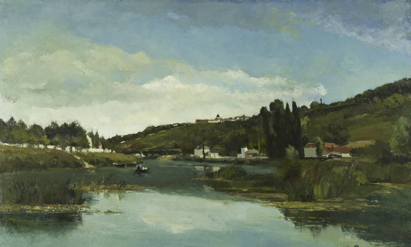 La Marne à Chennevières, Camille Pissarro