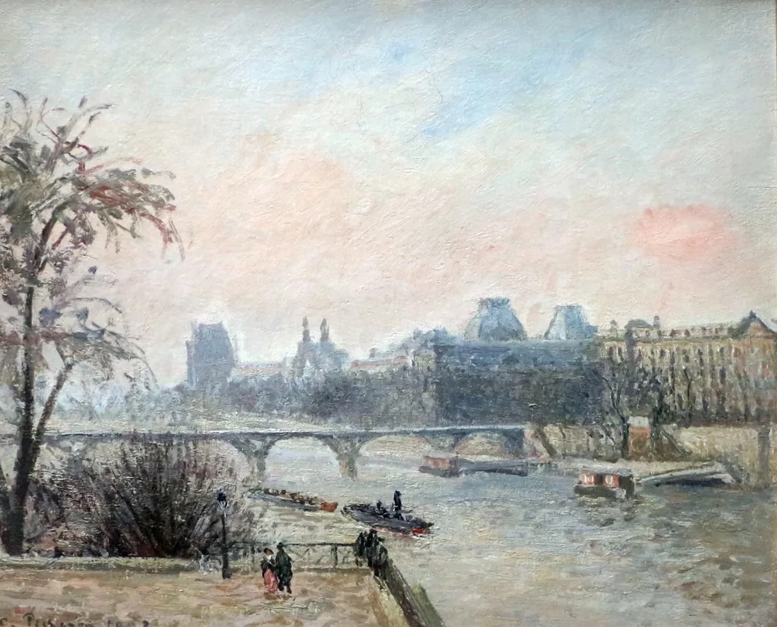 La Seine et le Louvre, Camille Pissarro
