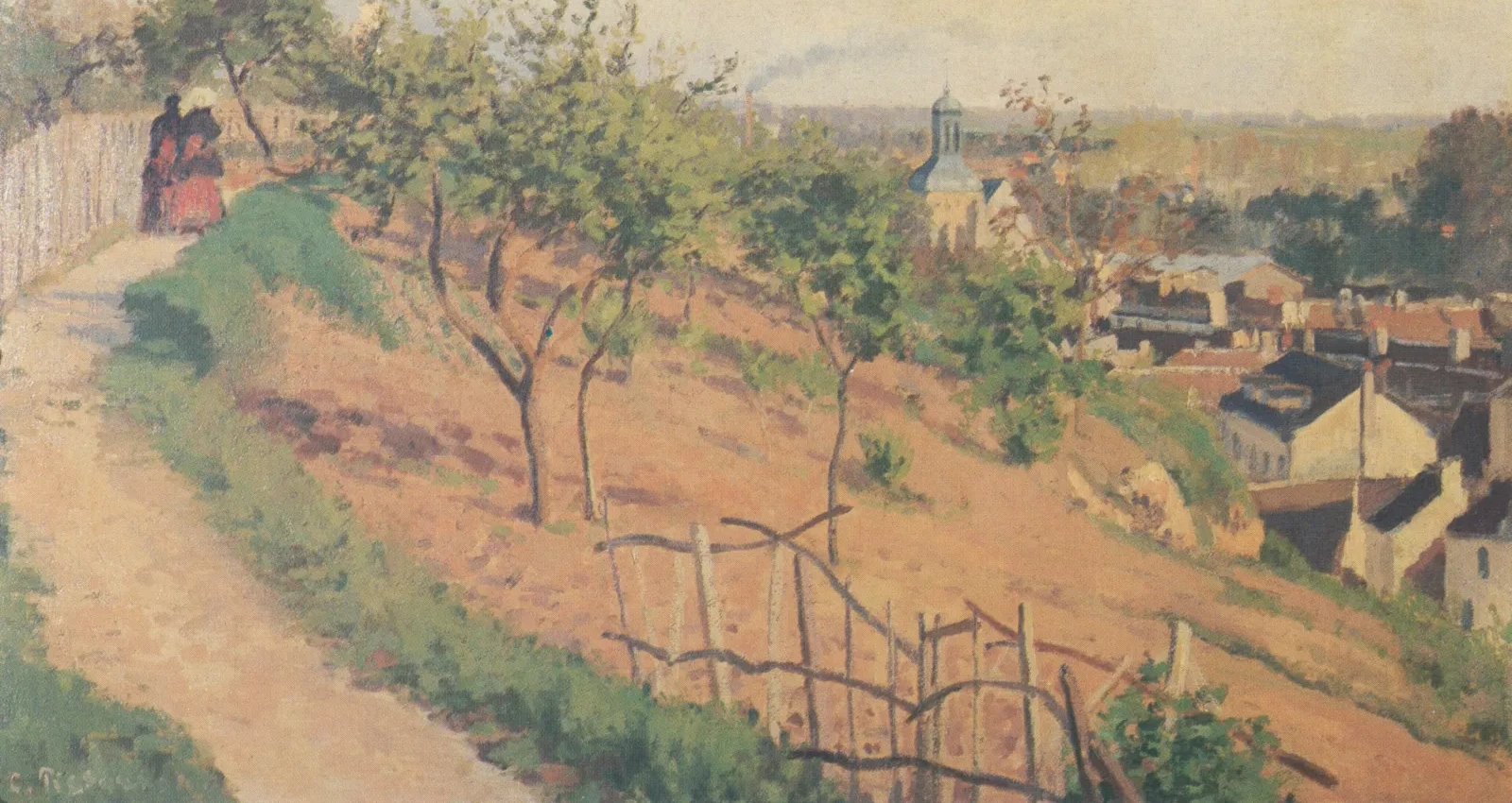 La Sente de Justice, Pontoise, Camille Pissarro