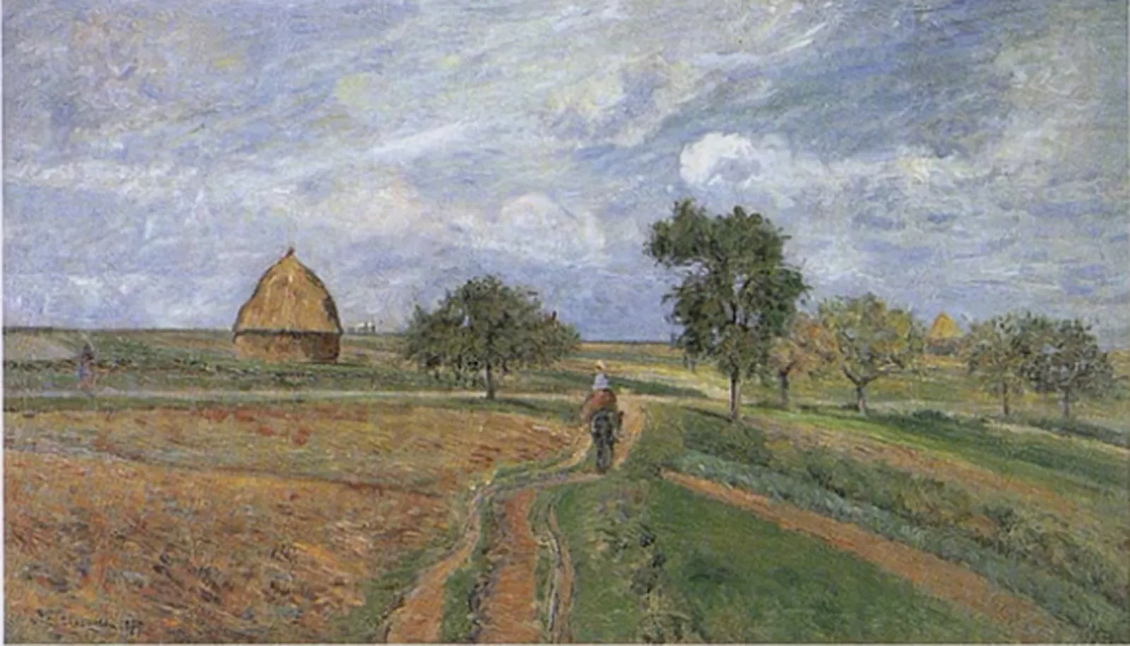 La vieille route d'Ennery à Pontoise, Camille Pissarro