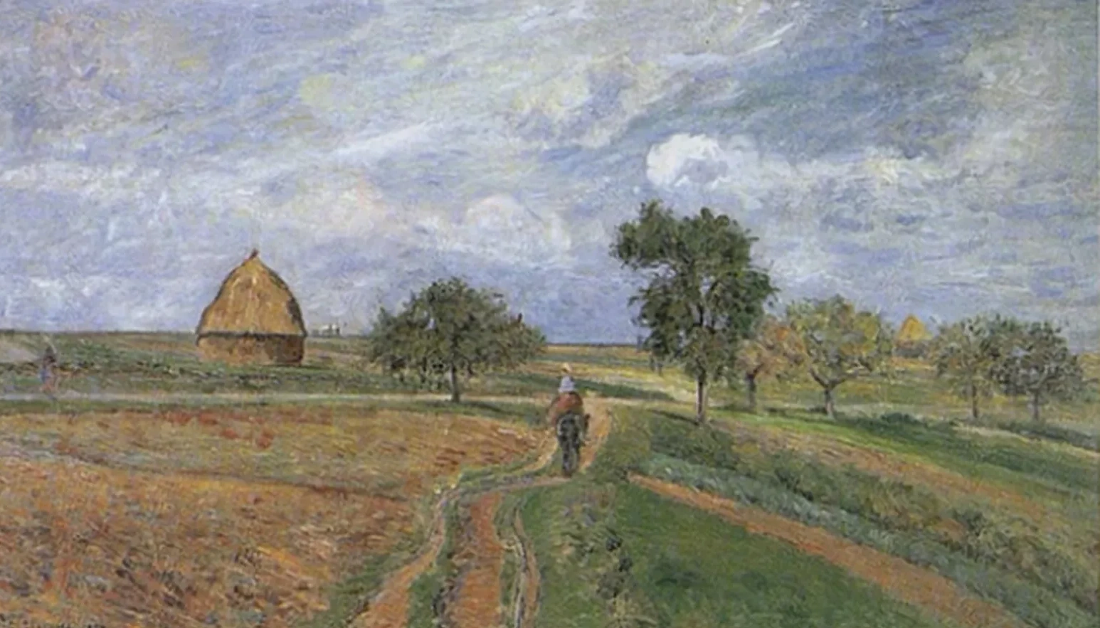 La vieille route d'Ennery à Pontoise, Camille Pissarro