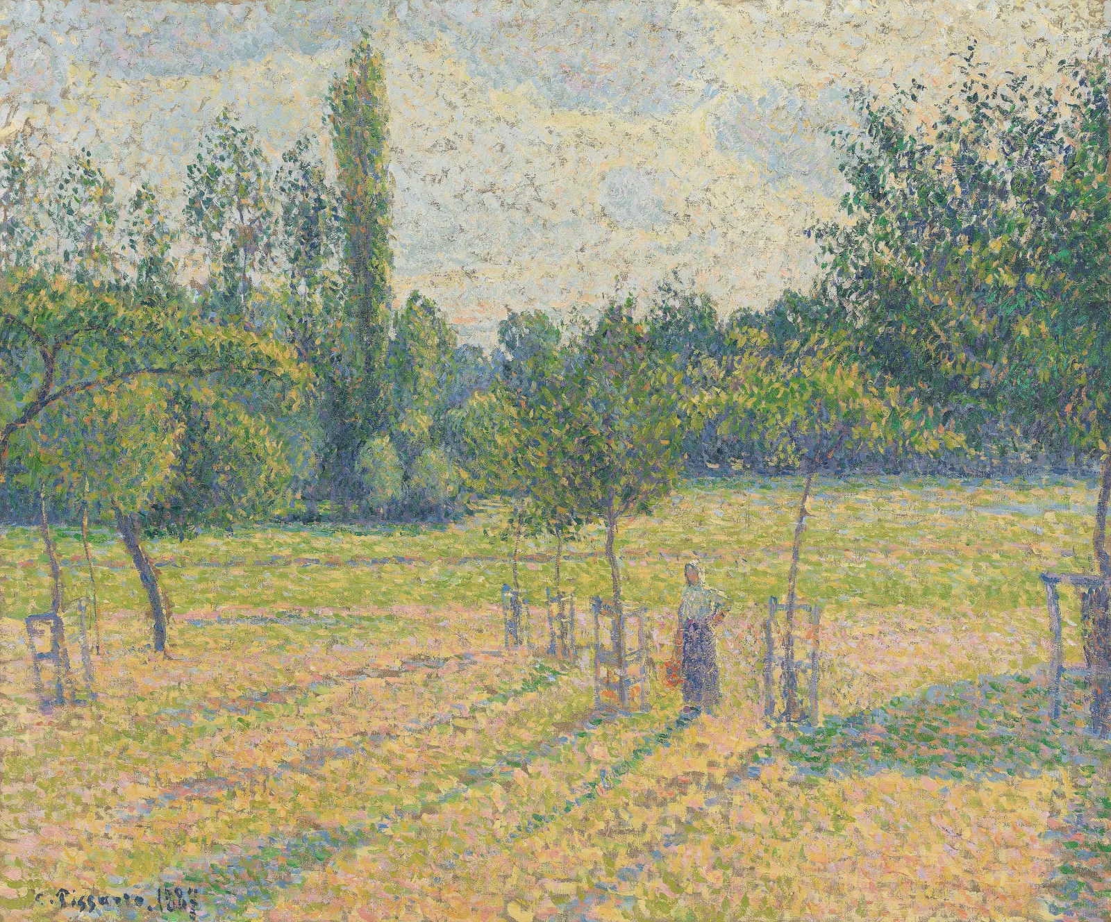 Late Afternoon in our Meadow, Camille Pissarro