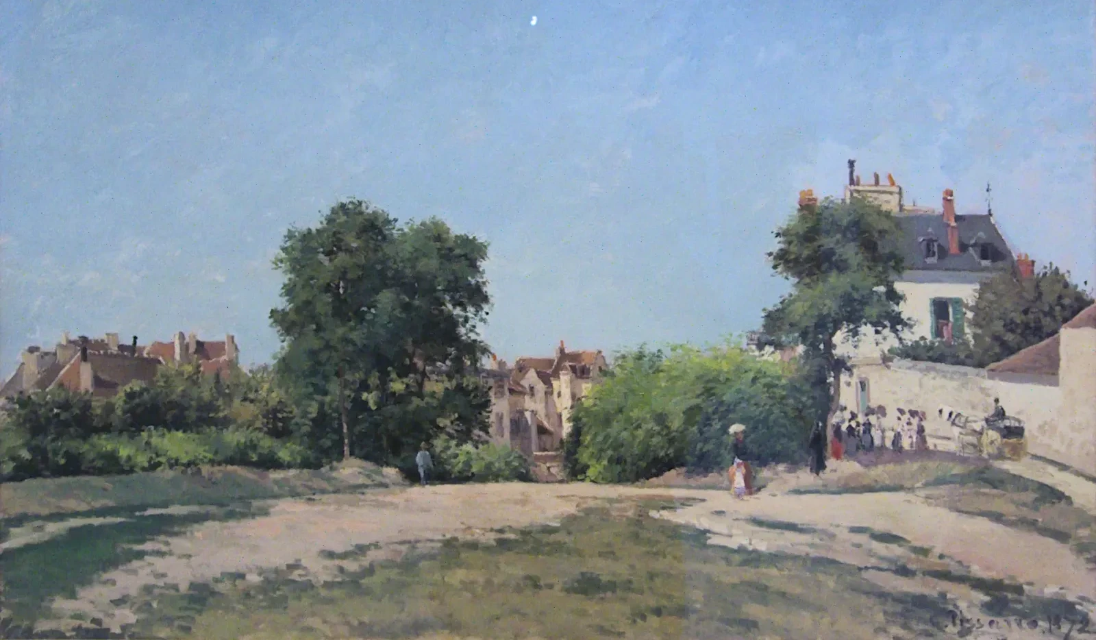 Le Carrefour, Pontoise, Camille Pissarro