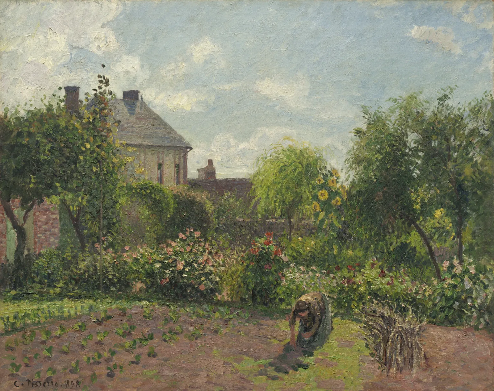 Le jardin d'Eragny, Camille Pissarro