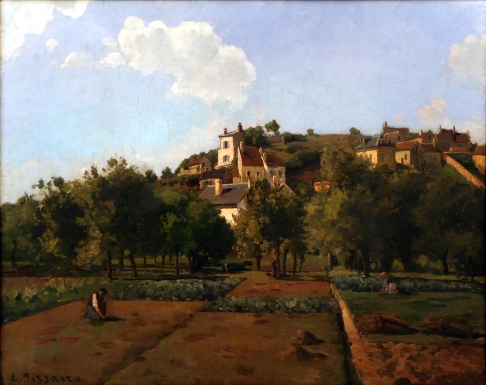 Le jardin de Maubuisson, Pontoise, Camille Pissarro
