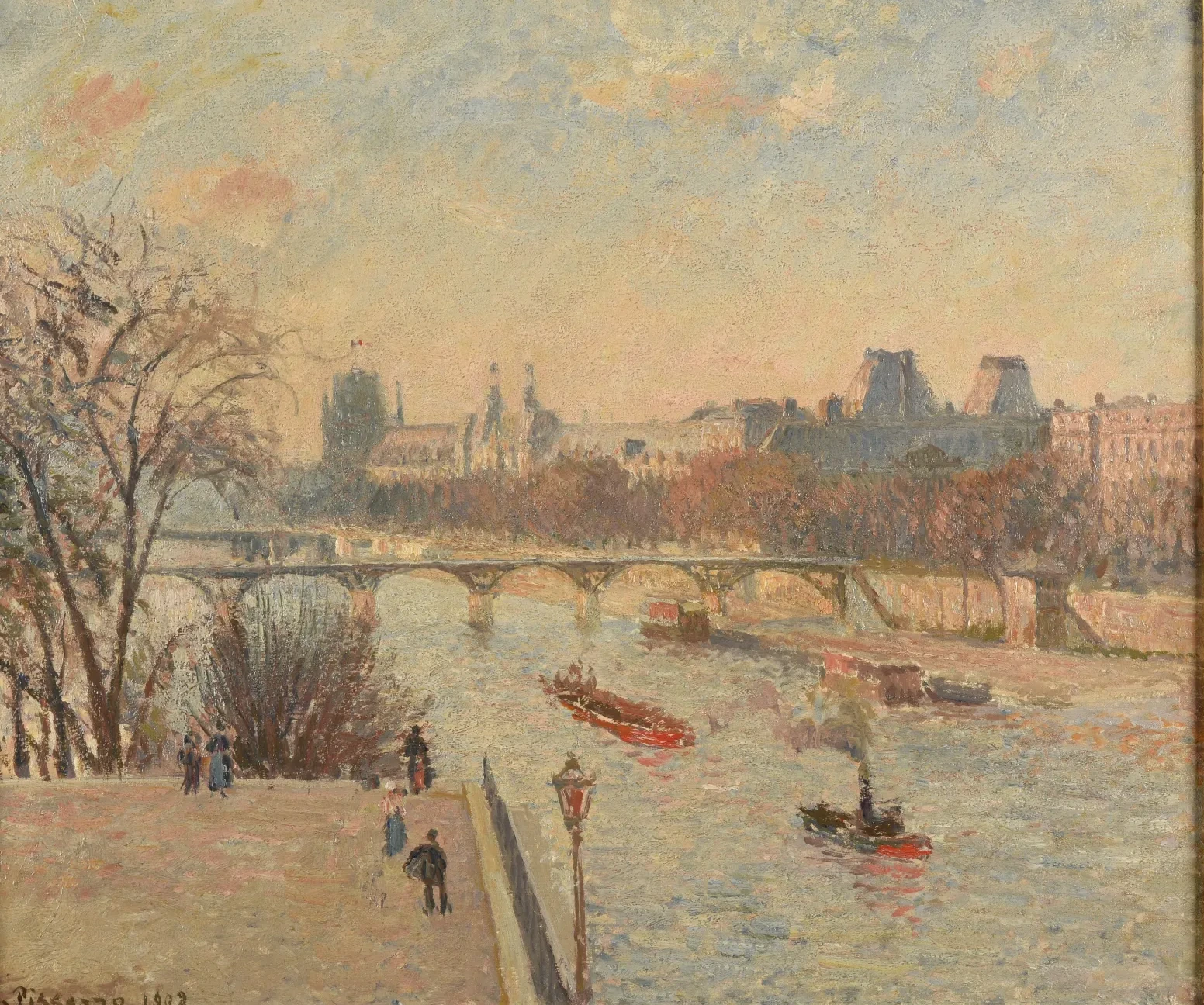 Le Louvre, Camille Pissarro