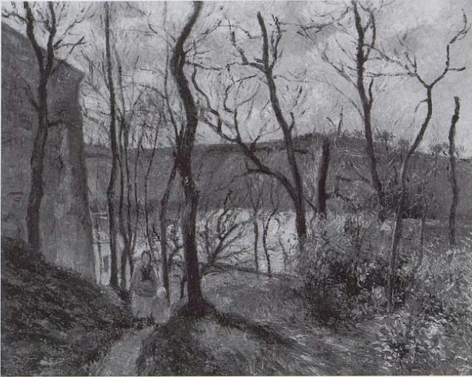 Le Palais Royal, L’Hermitage, Pontoise, Camille Pissarro