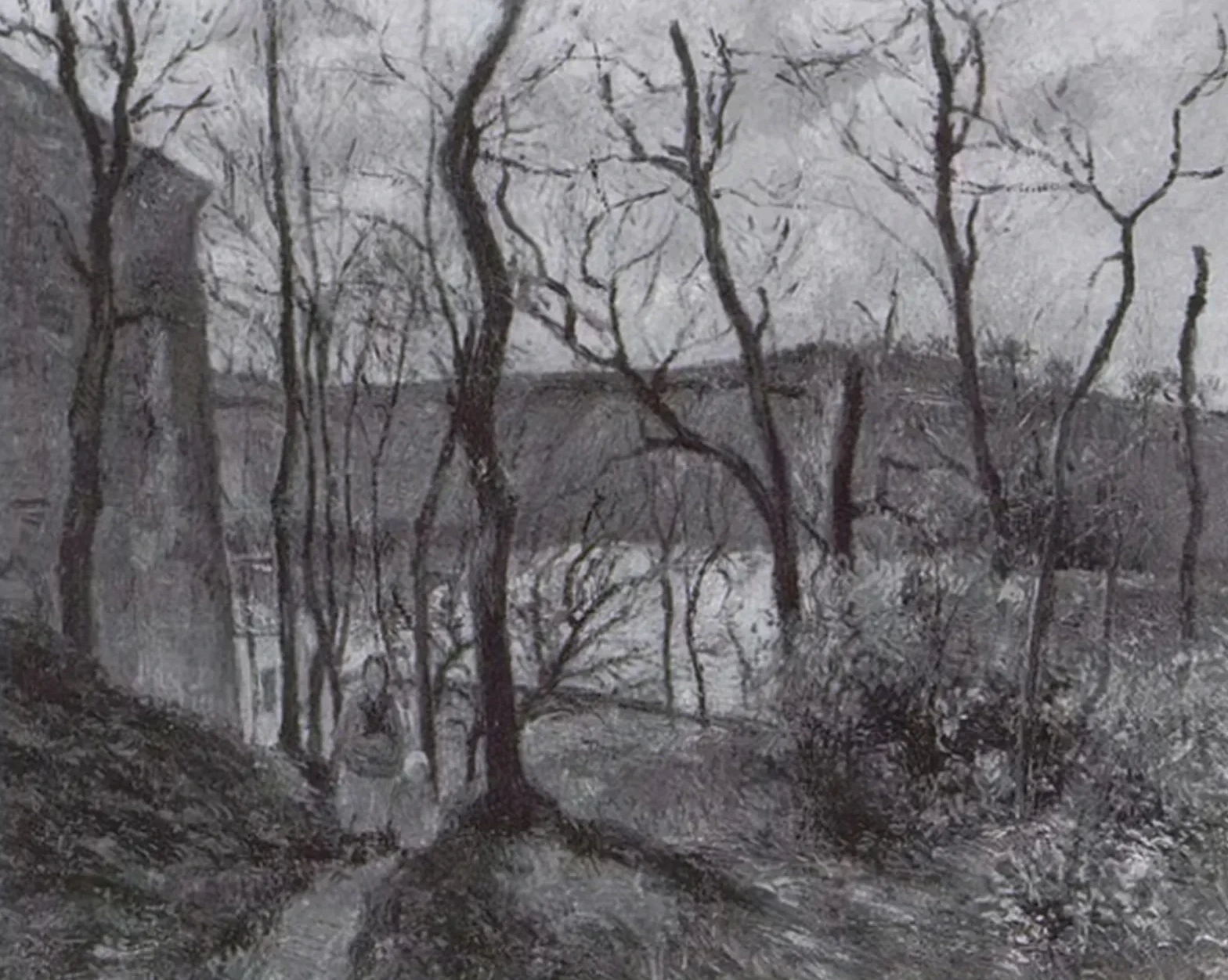 El Palais Royal, L'Hermitage, Pontoise, Camille Pissarro