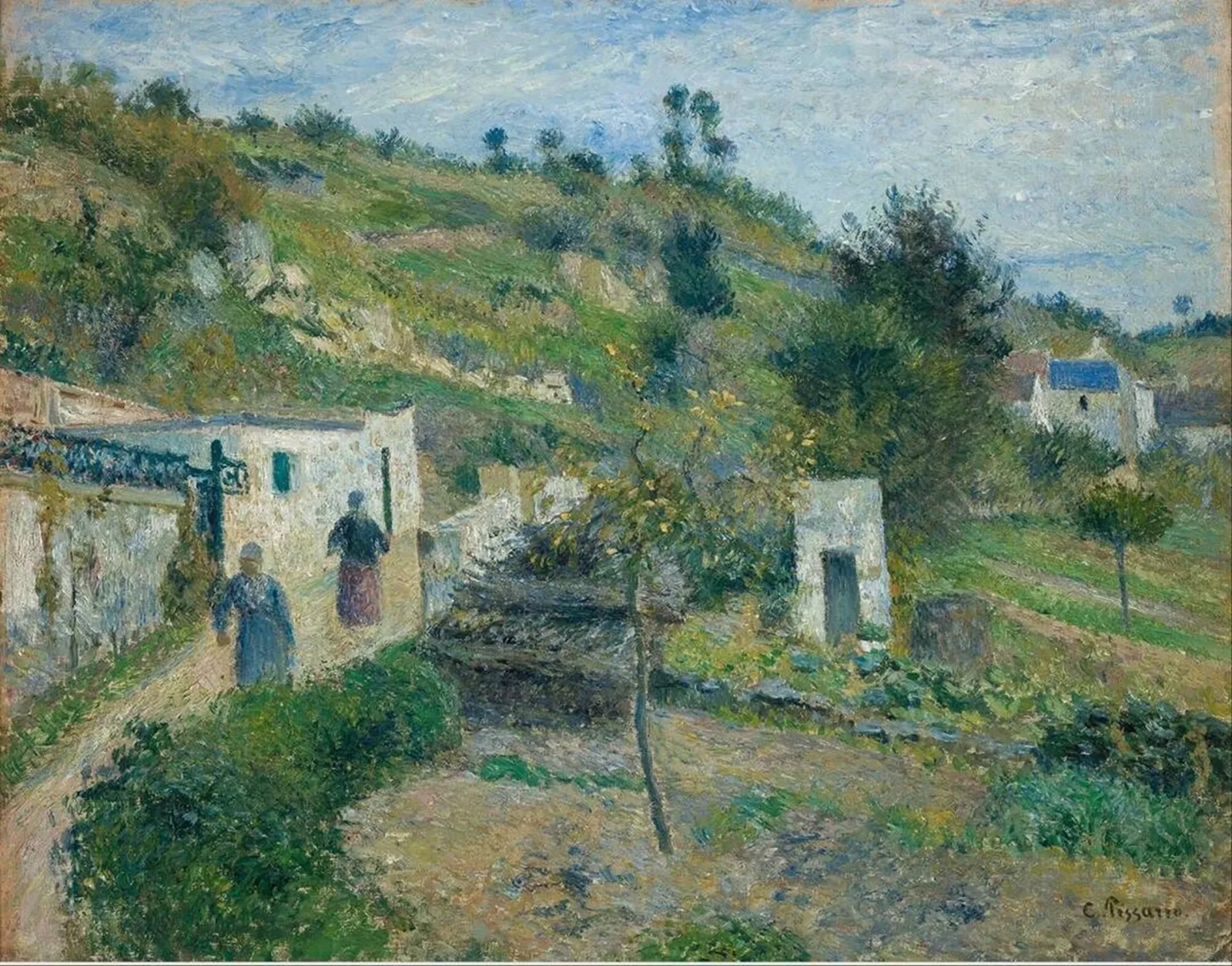 Les coteaux d'Auvers, Camille Pissarro