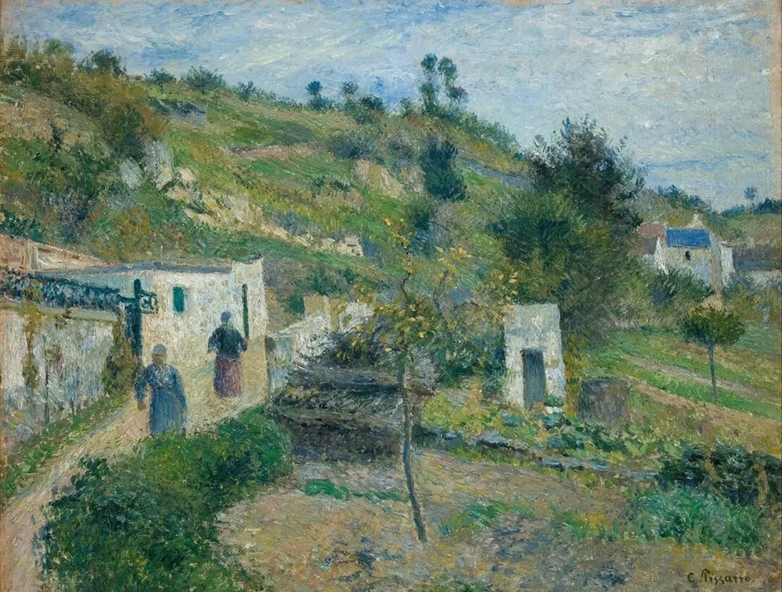 Les coteaux d'Auvers, Camille Pissarro