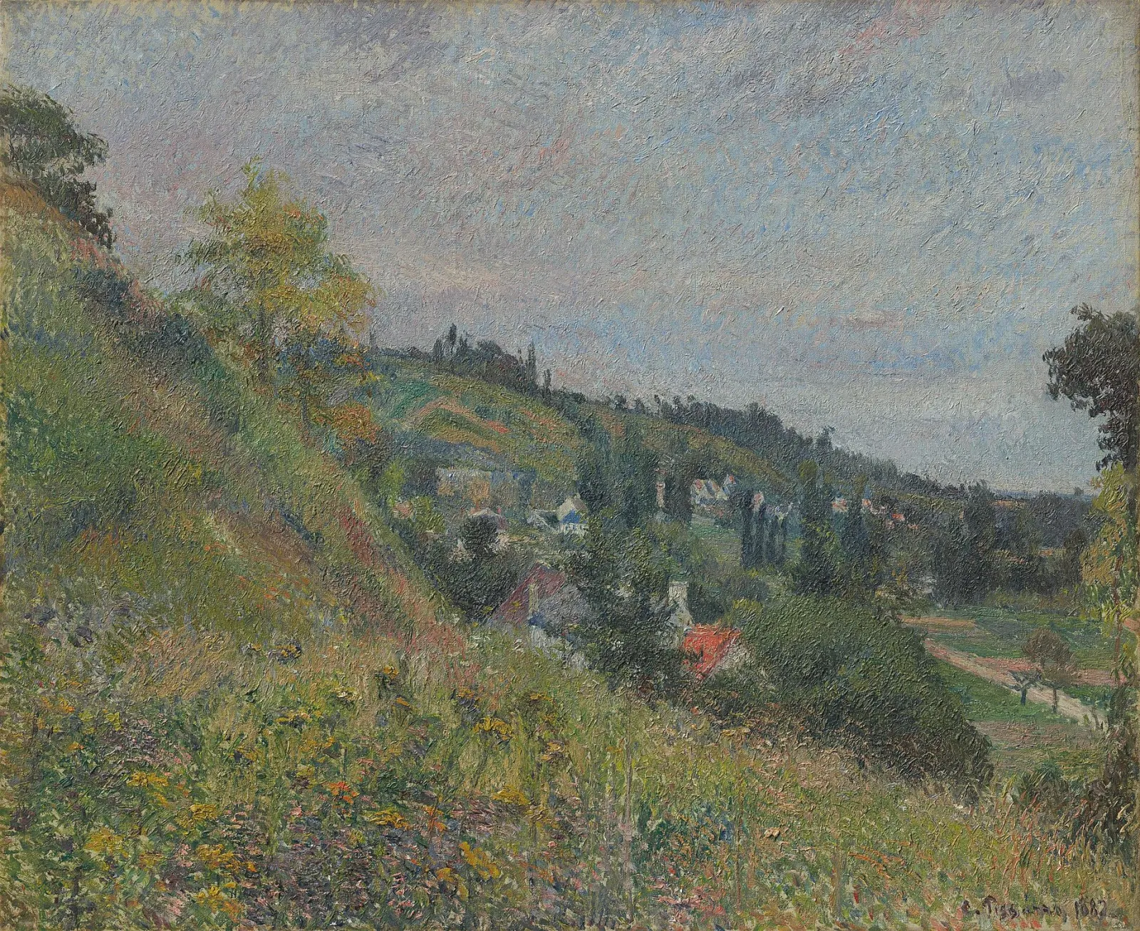 Les coteaux de Chou, Pontoise, Camille Pissarro