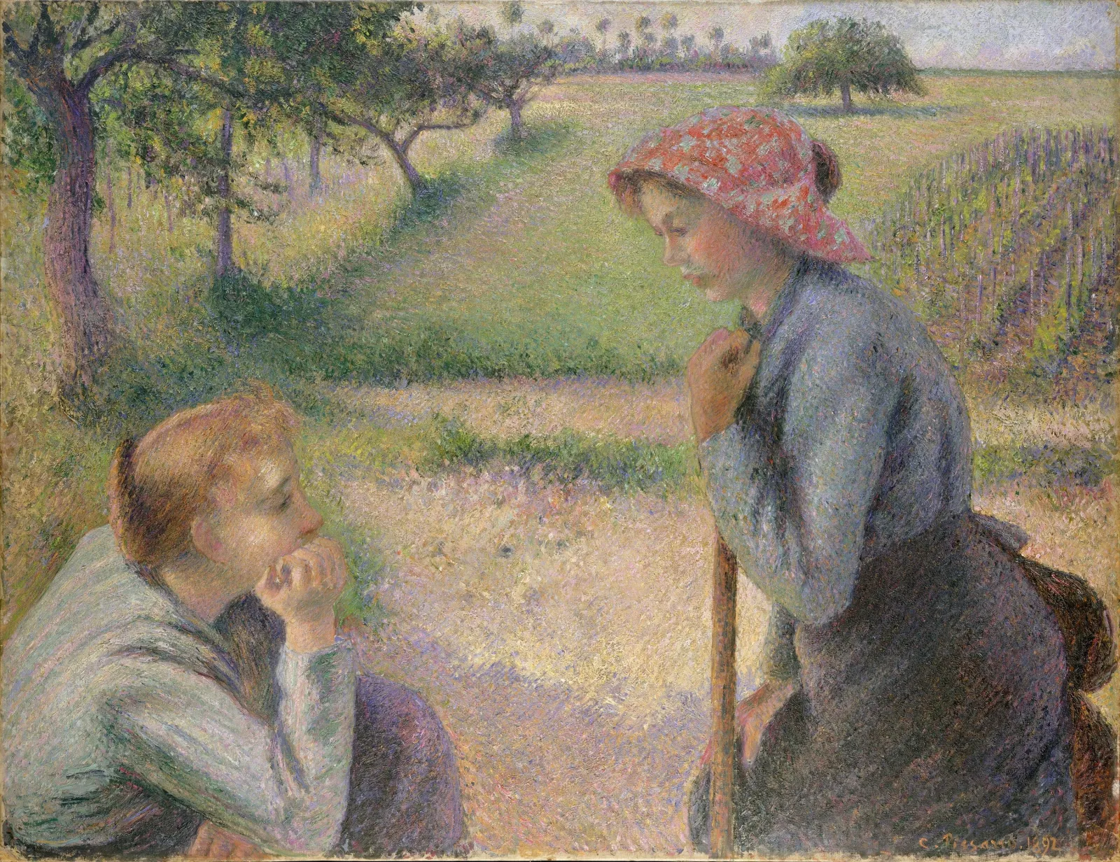 Les jeunes paysannes, Camille Pissarro