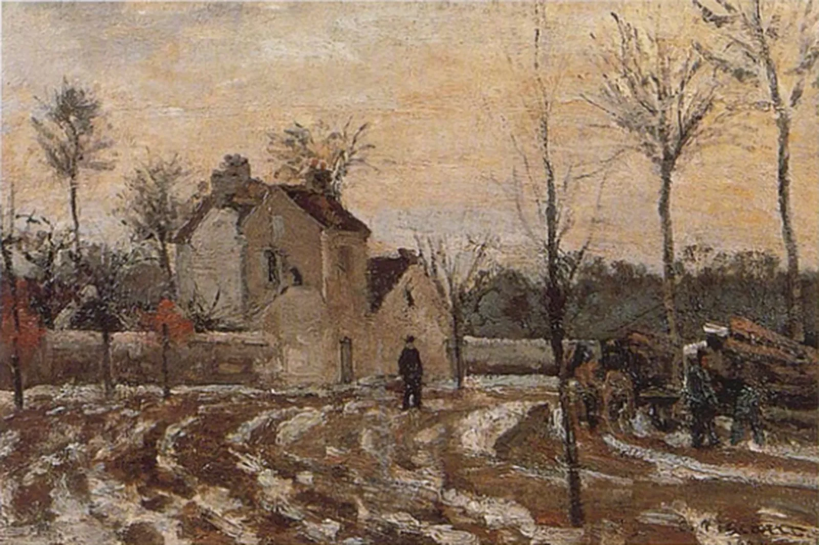 Maison de Monsieur Musy, Louveciennes, Camille Pissarro