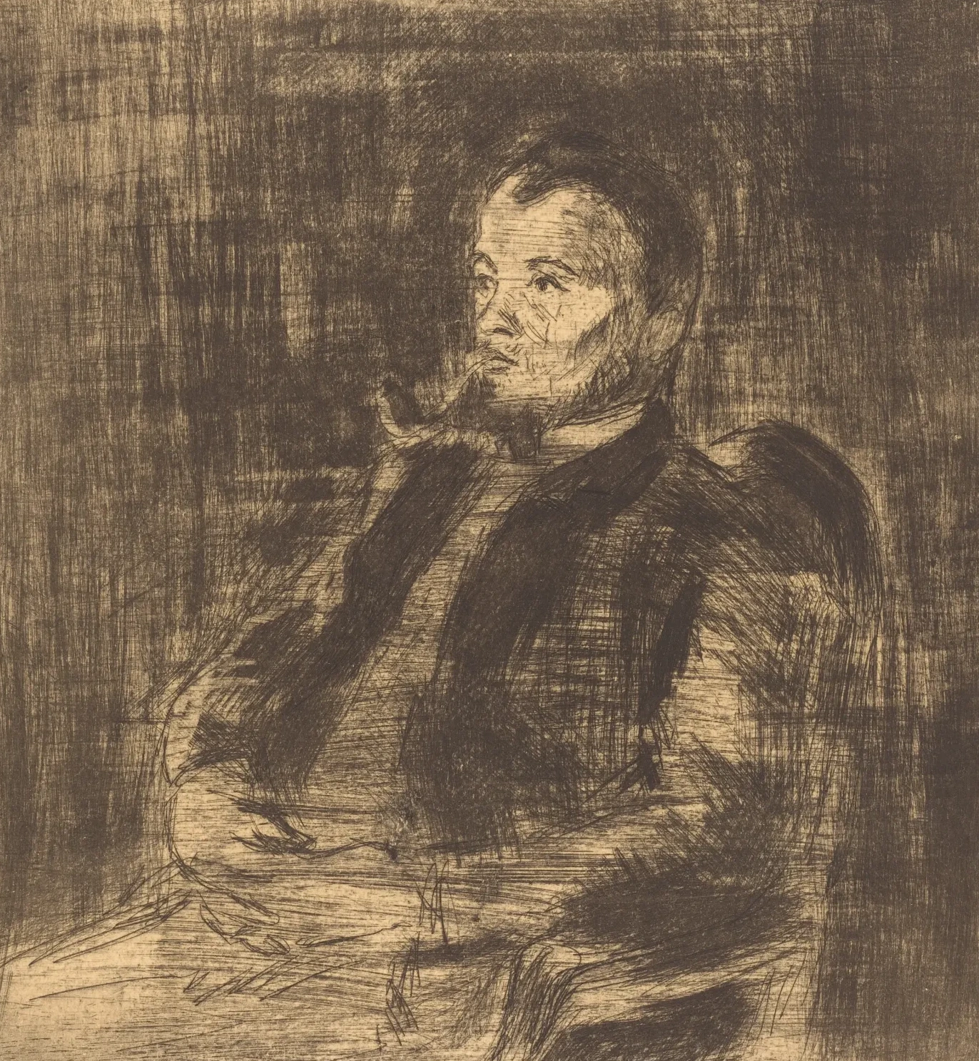 Paul Signac (Portrait de Paul Signac), Camille Pissarro