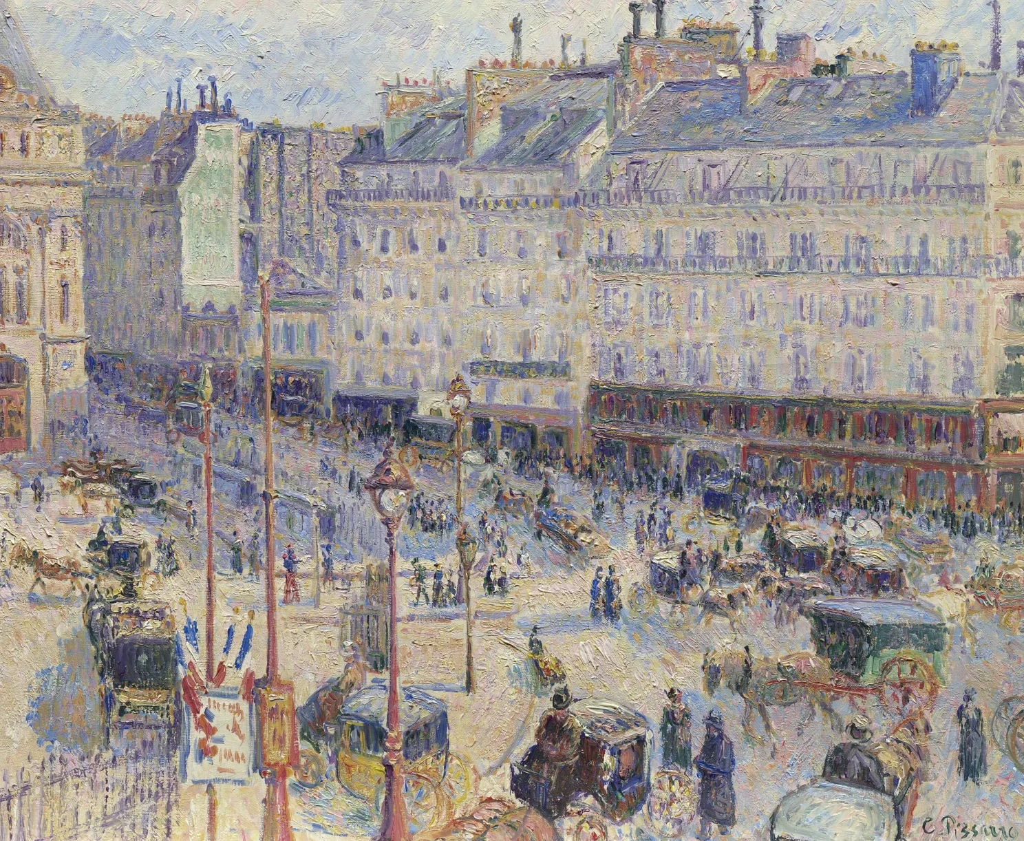 Place du Havre, Paris, Camille Pissarro