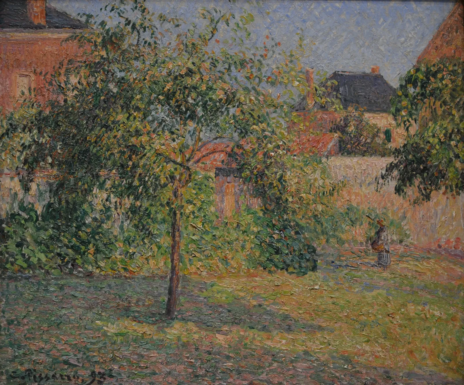 Pommier dans le pré, Éragny, Camille Pissarro