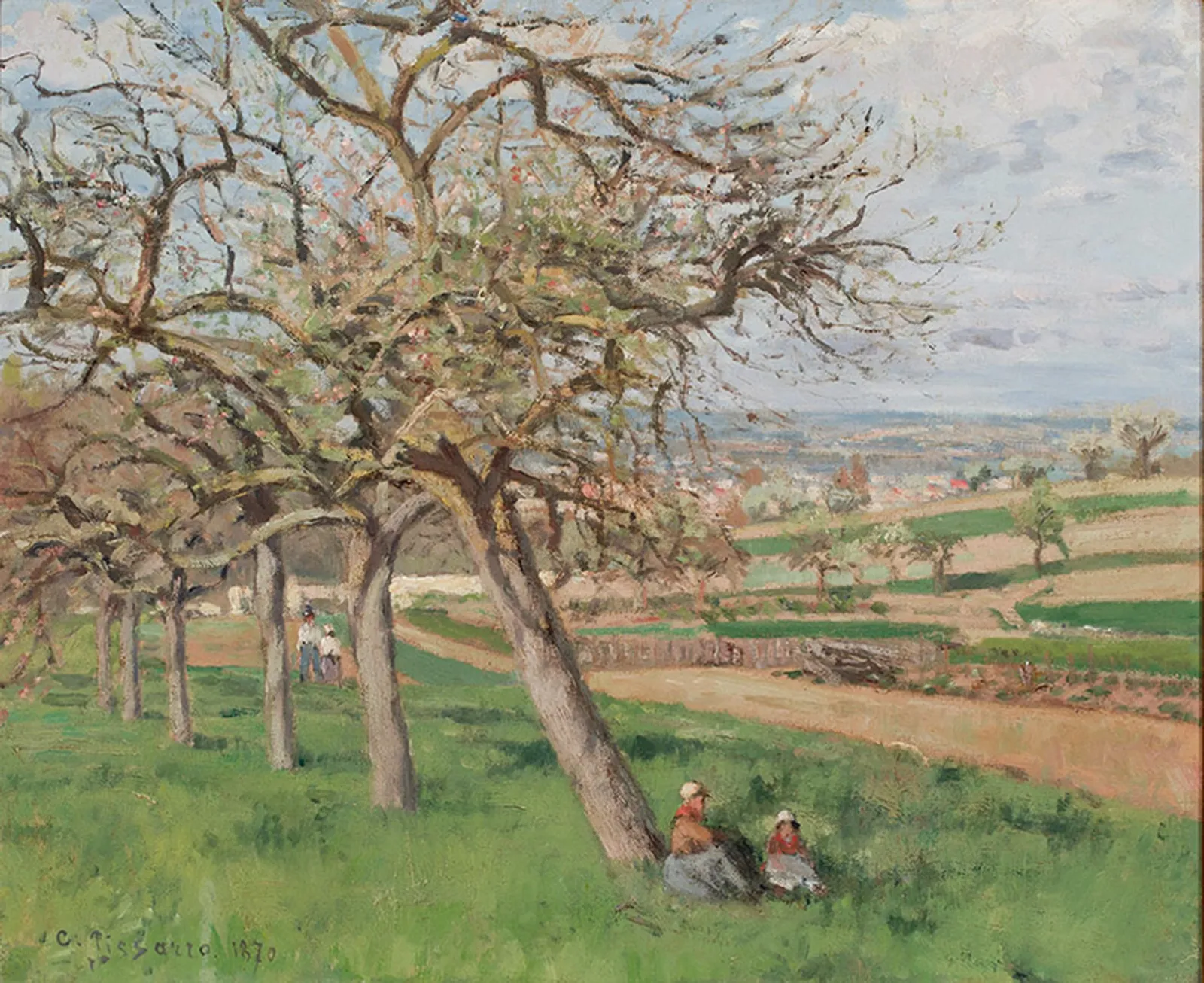 Pommiers en fleurs, Camille Pissarro