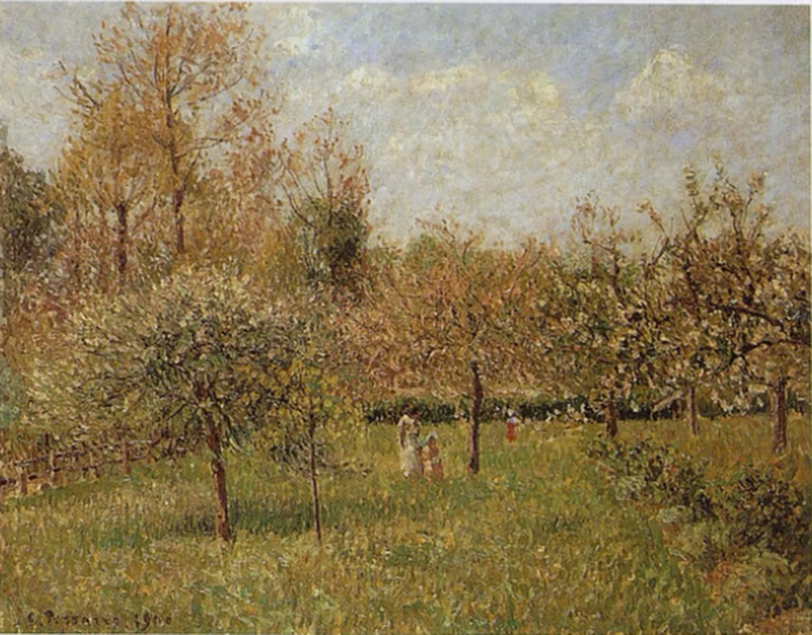 Printemps à Éragny, Camille Pissarro