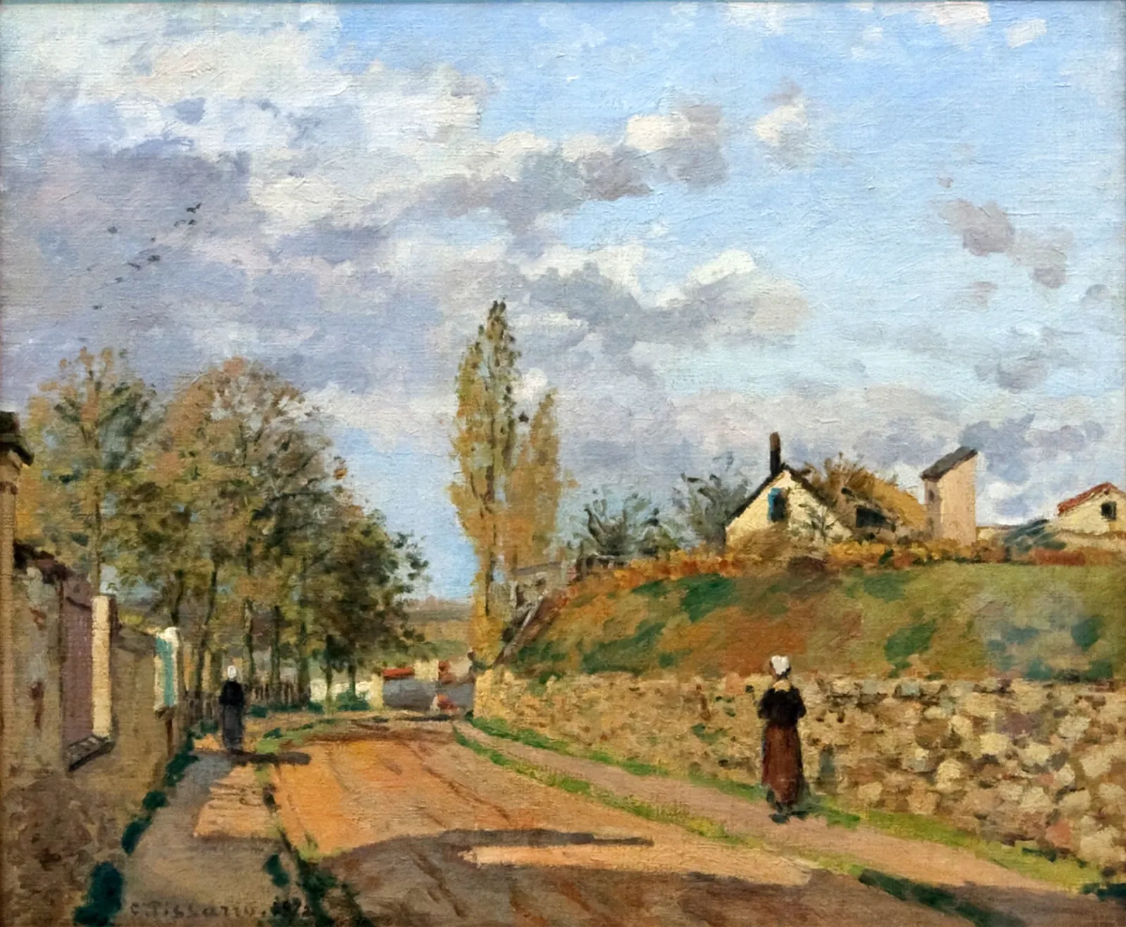 Rue de Beaujour, Pontoise, Camille Pissarro