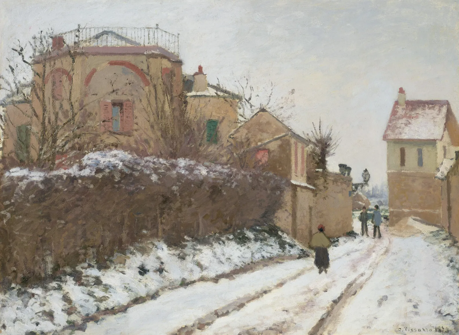 Rue de la Citadelle, Pontoise, Camille Pissarro