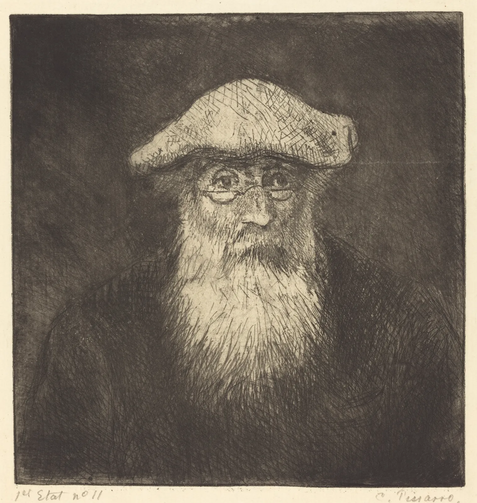 Self-Portrait (Camille Pissarro, par lui-meme), Camille Pissarro