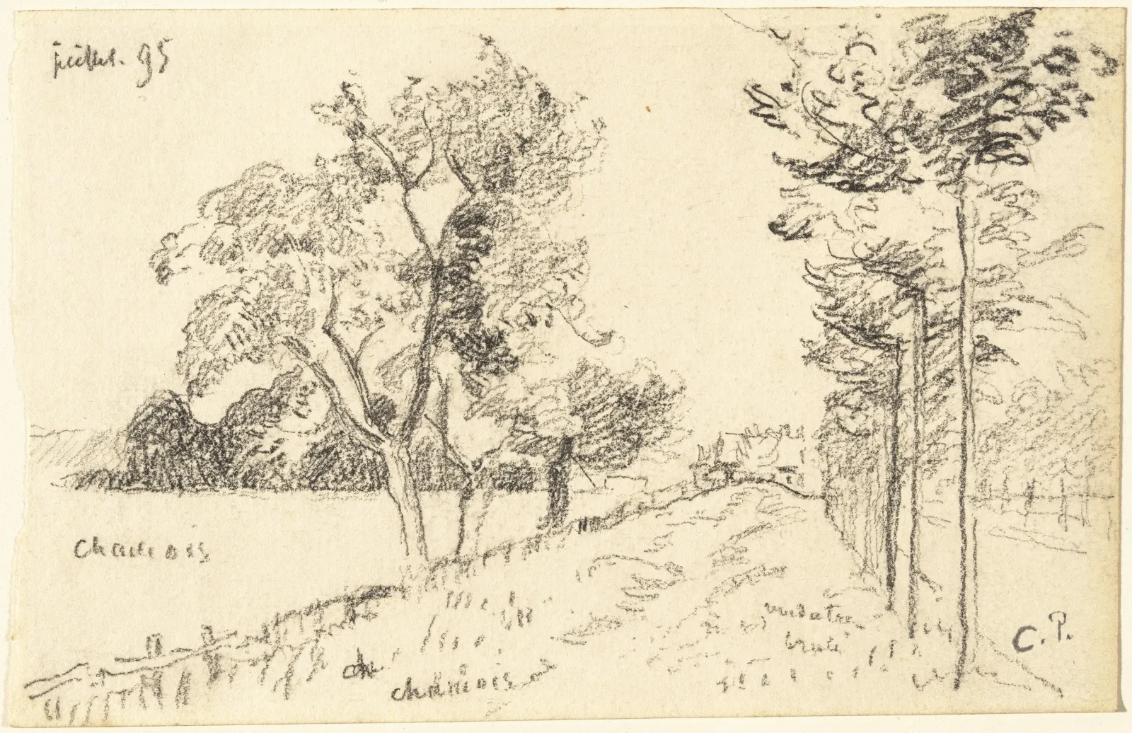 The Driveway, Camille Pissarro