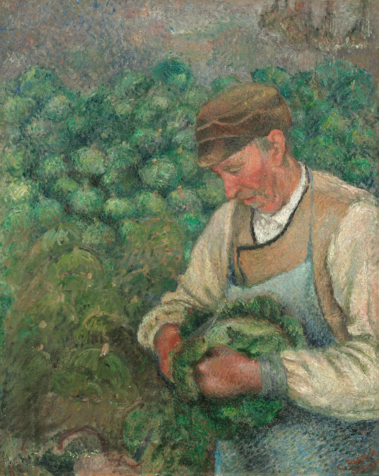 The Gardener - Old Peasant with Cabbage, Camille Pissarro