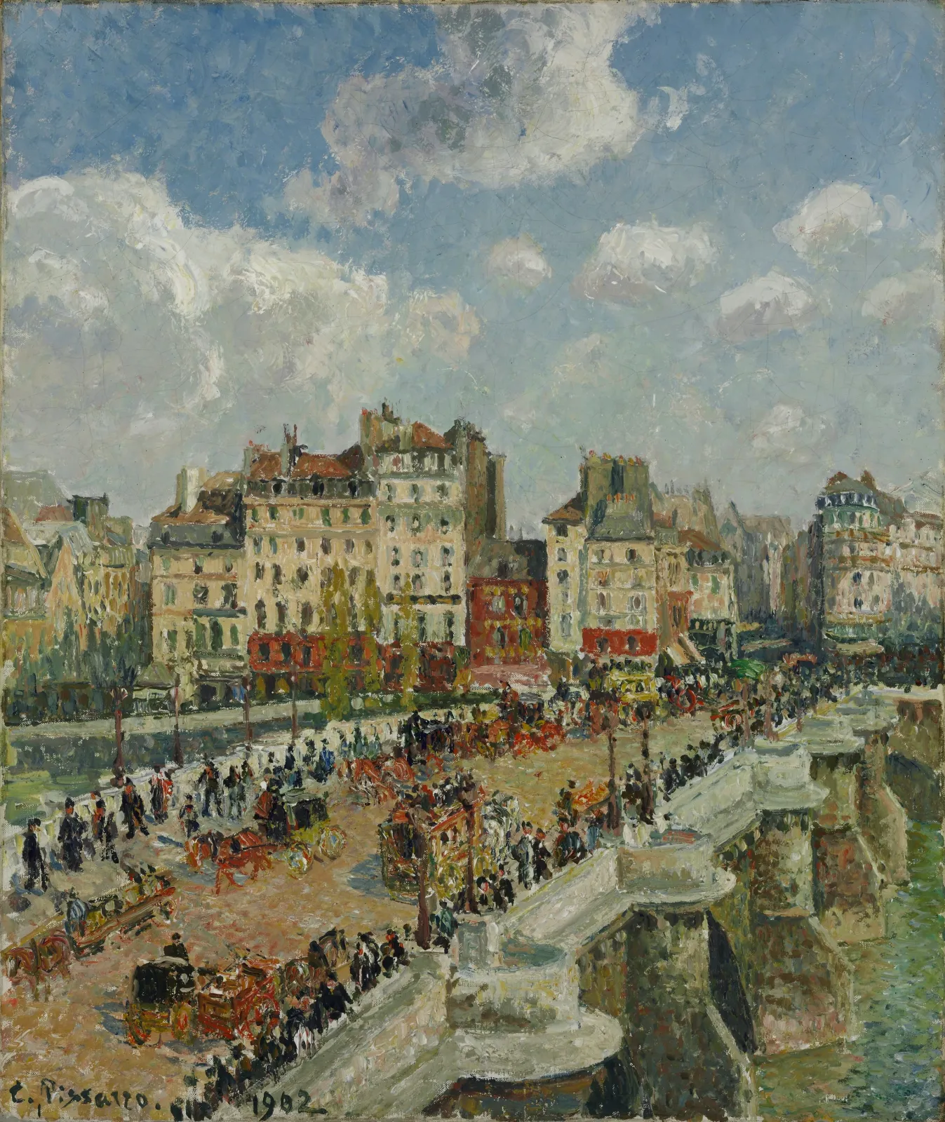 The Pont-Neuf, Sunlight (Second Series), Camille Pissarro