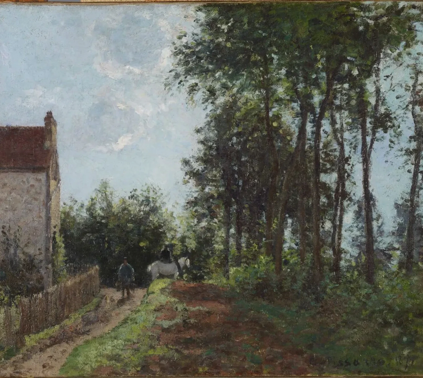 The Road Near the Farm, Camille Pissarro