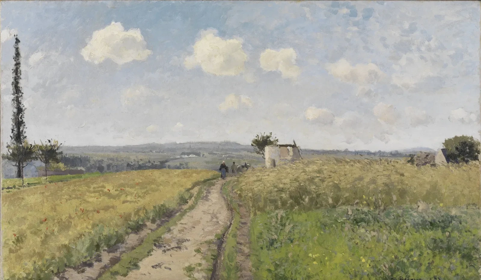 Une Matinée du mois de juin, Camille Pissarro