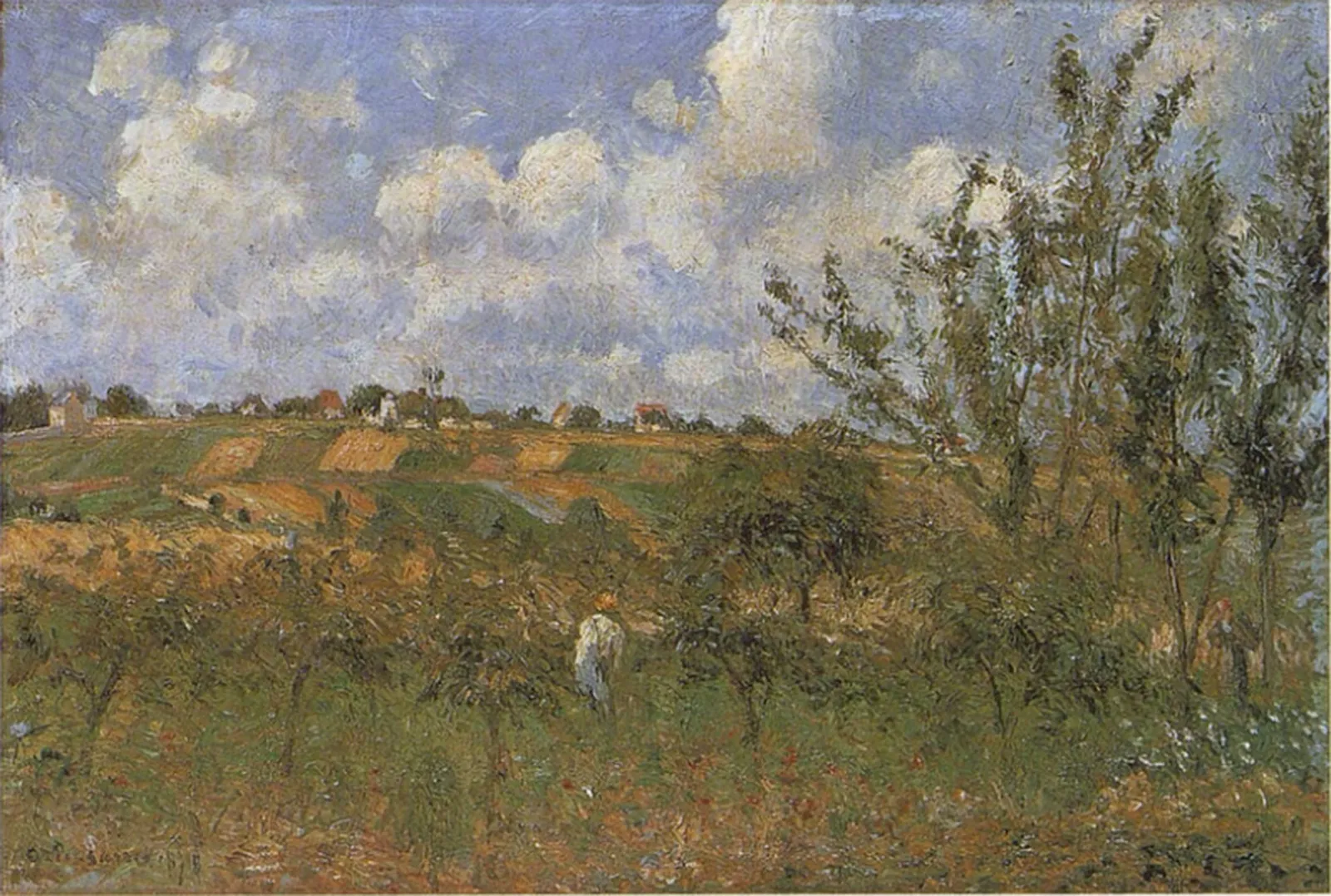 Vue depuis la côte des Gratte-Coqs, Pontoise, Camille Pissarro