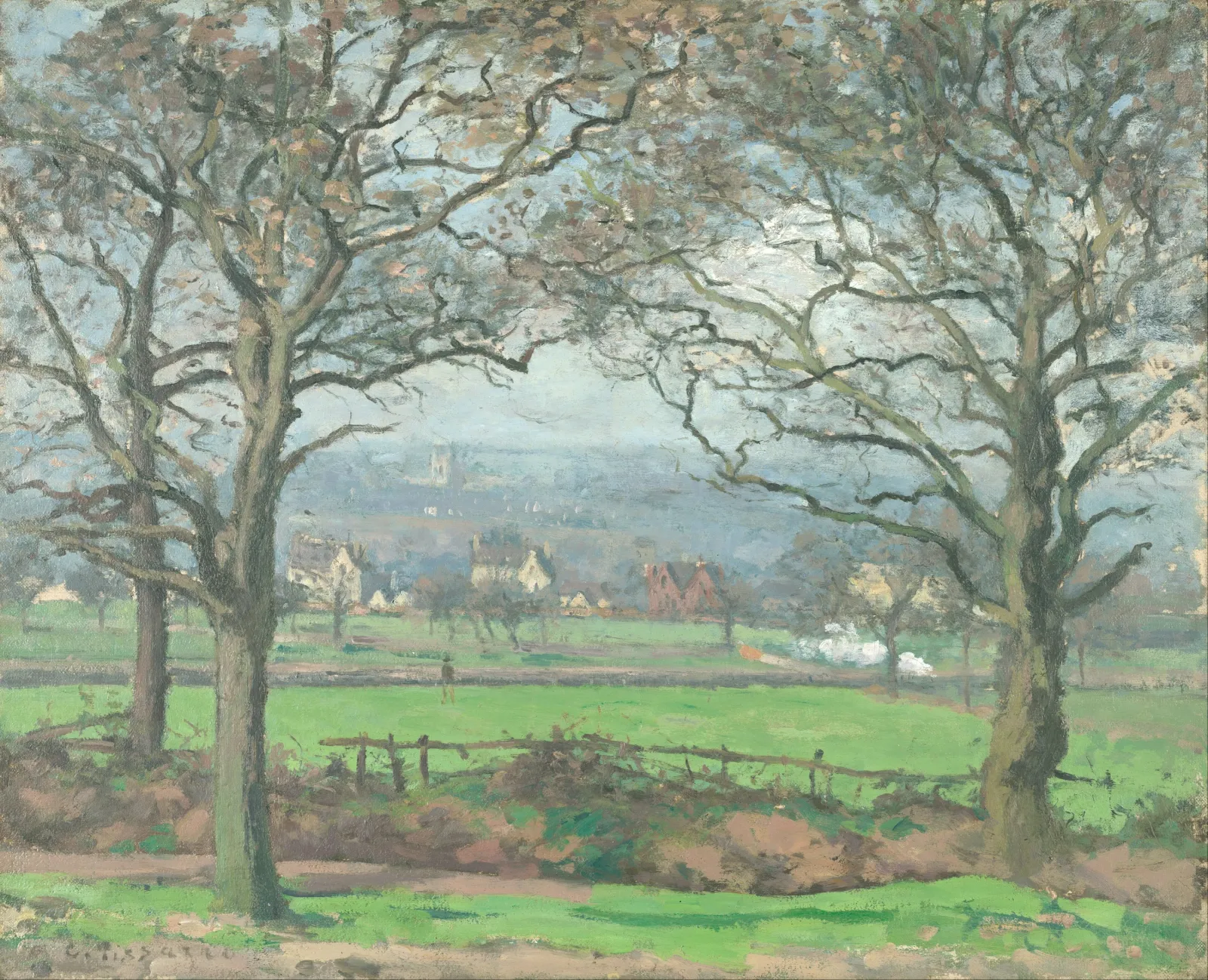 Vue sur Alleyne Park, West Dulwich, Camille Pissarro