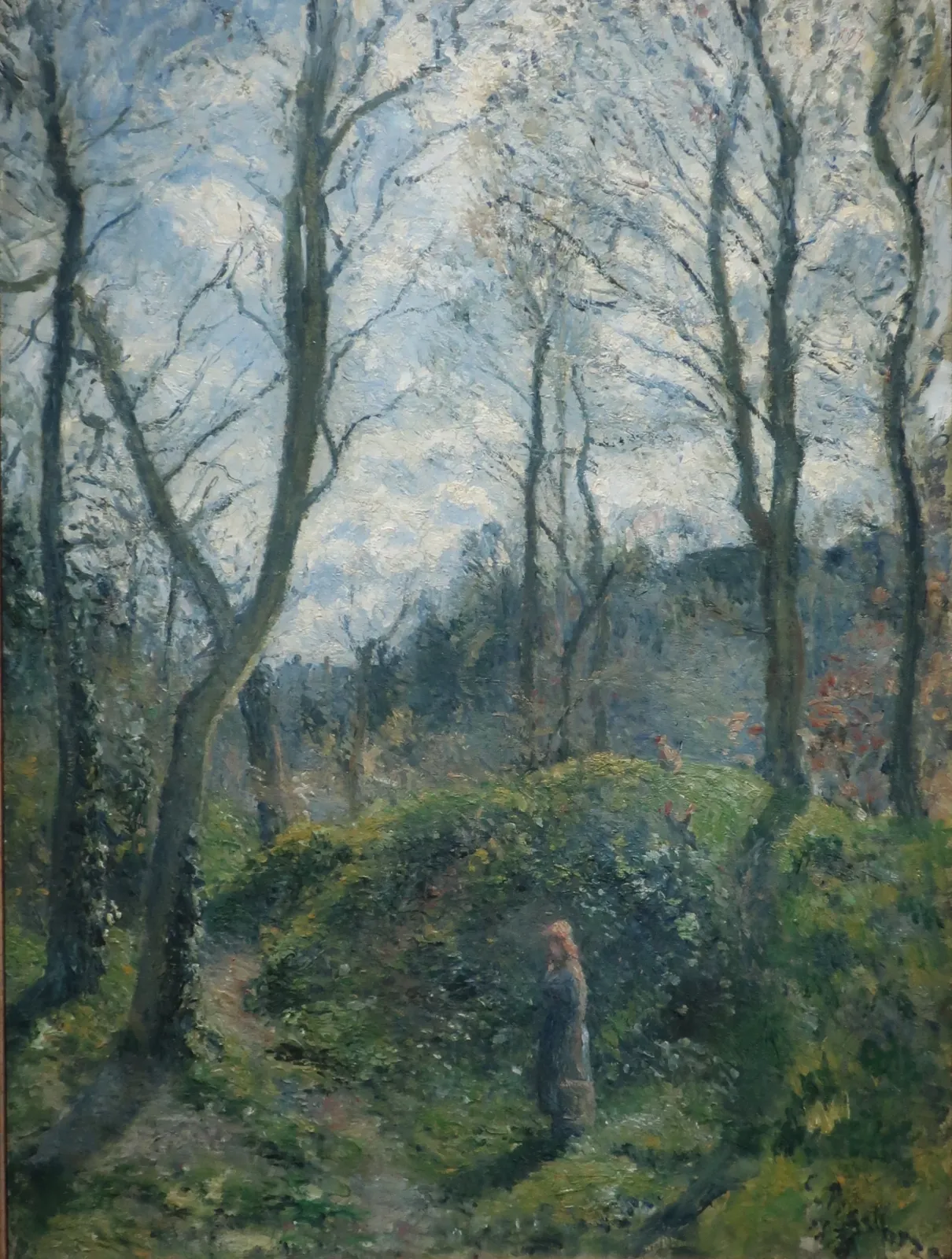 Woodland scene. Spring, Camille Pissarro