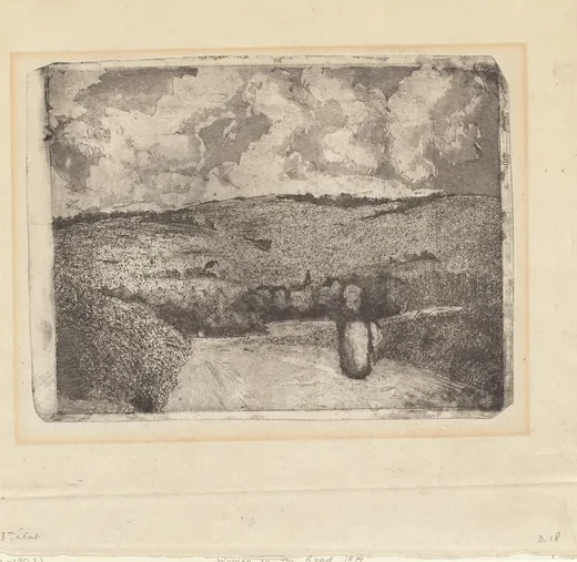 A Woman Walking along a Country Road (La Femme sur la Route)